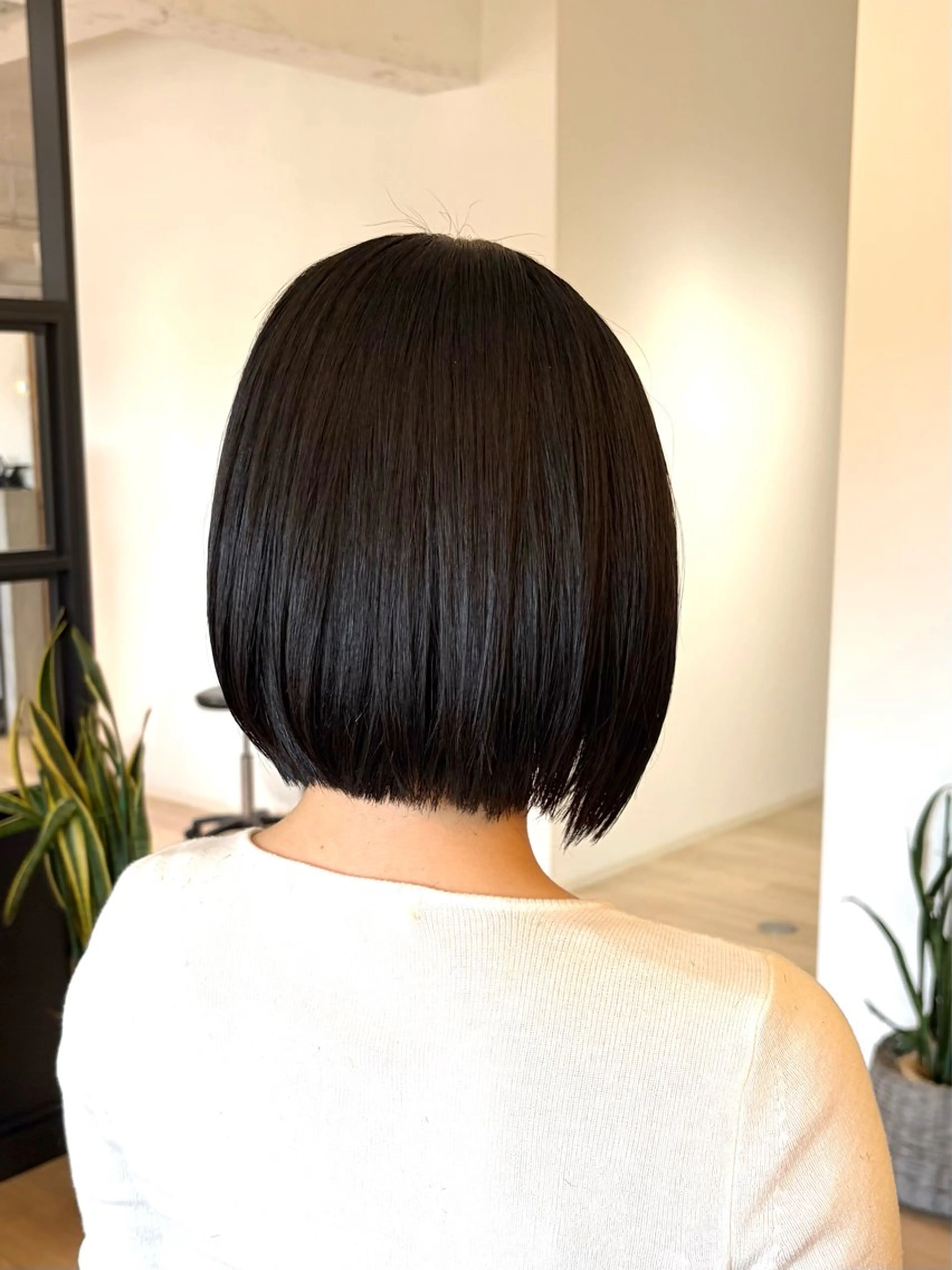 ミディアム トリートメント 髪質改善カラー長縄 花音のヘアスタイル