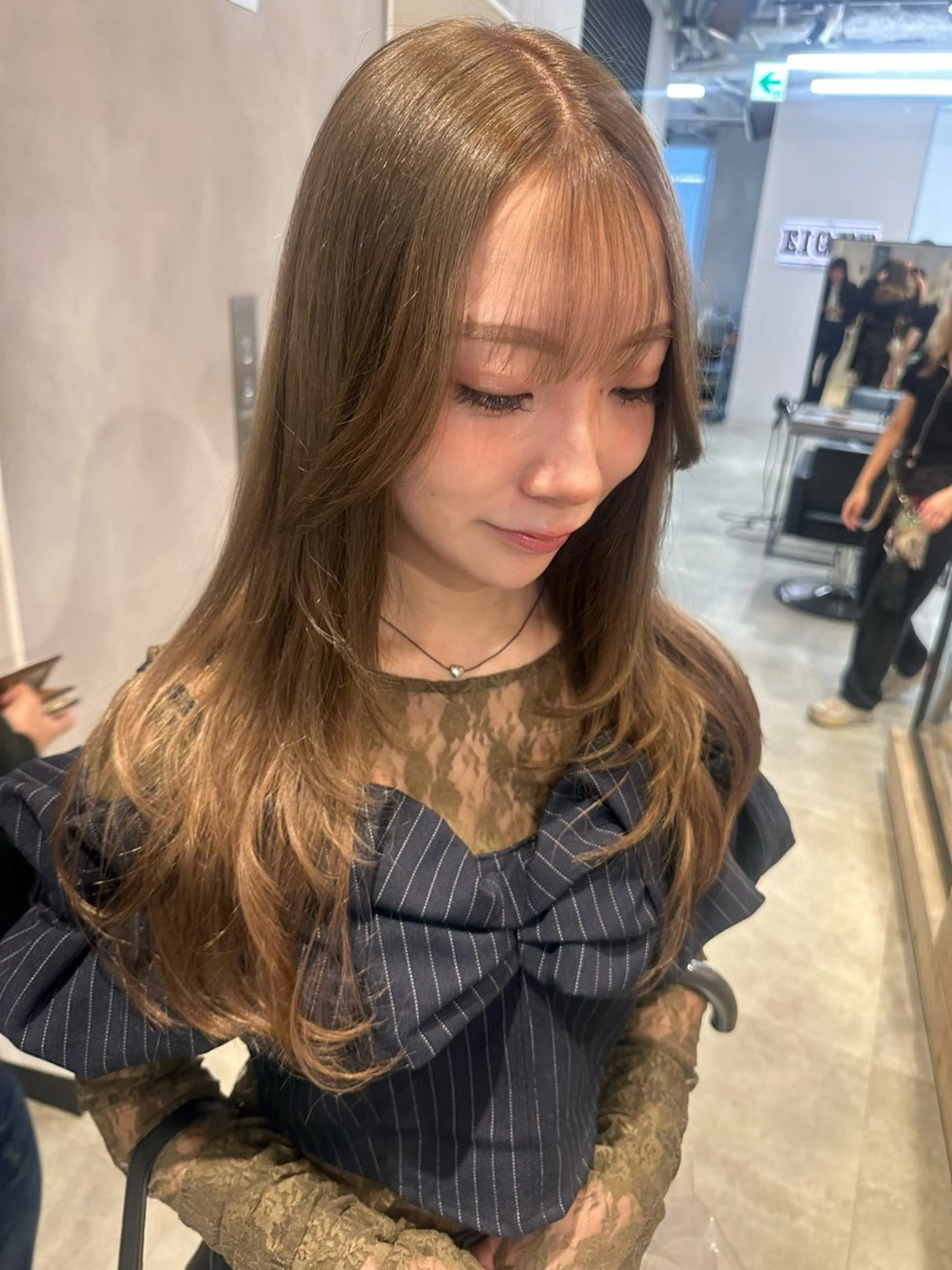 ロング カット ヘアカラー トリートメント 🎀韓国/髪質改善 長野美和🎀のヘアスタイル