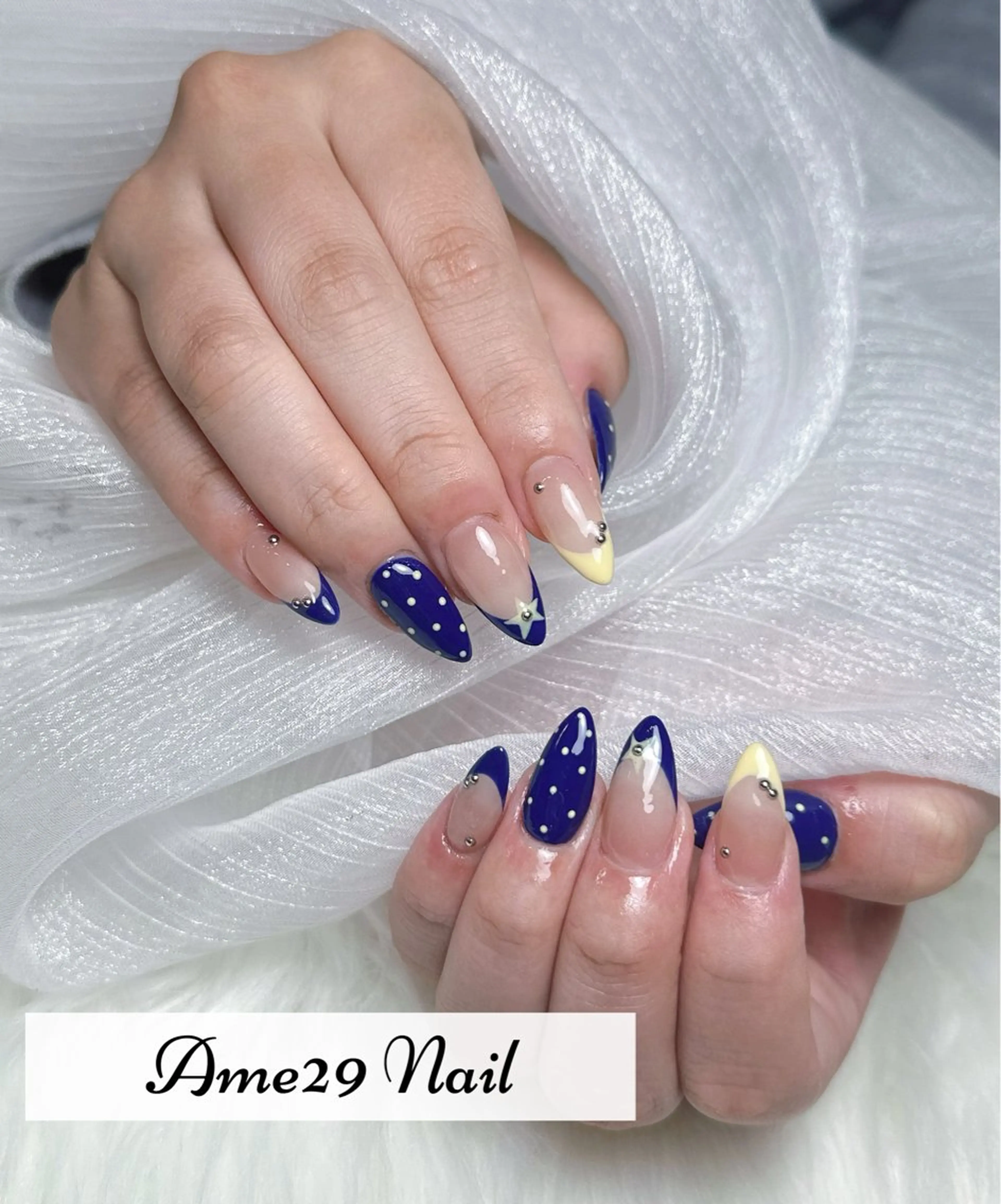 ネイル アートネイル グラデーション マグネットネイル スカルプネイル AME29 Nail ネイルサロンのネイルデザイン