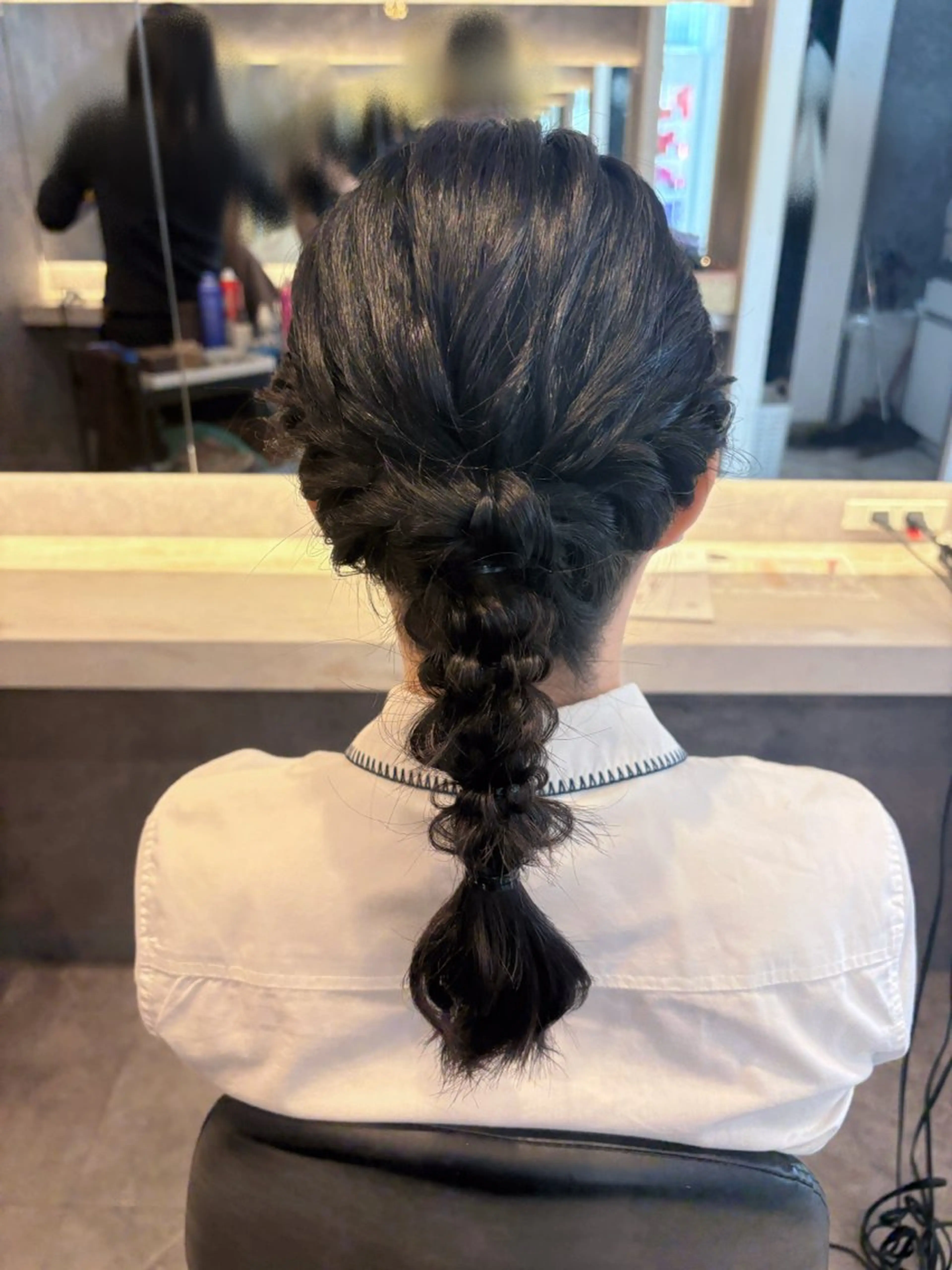 セミロング ヘアアレンジ ヘアセット 🫧Maho【浦和】 艶カラー/ヘアメ🫧のヘアスタイル