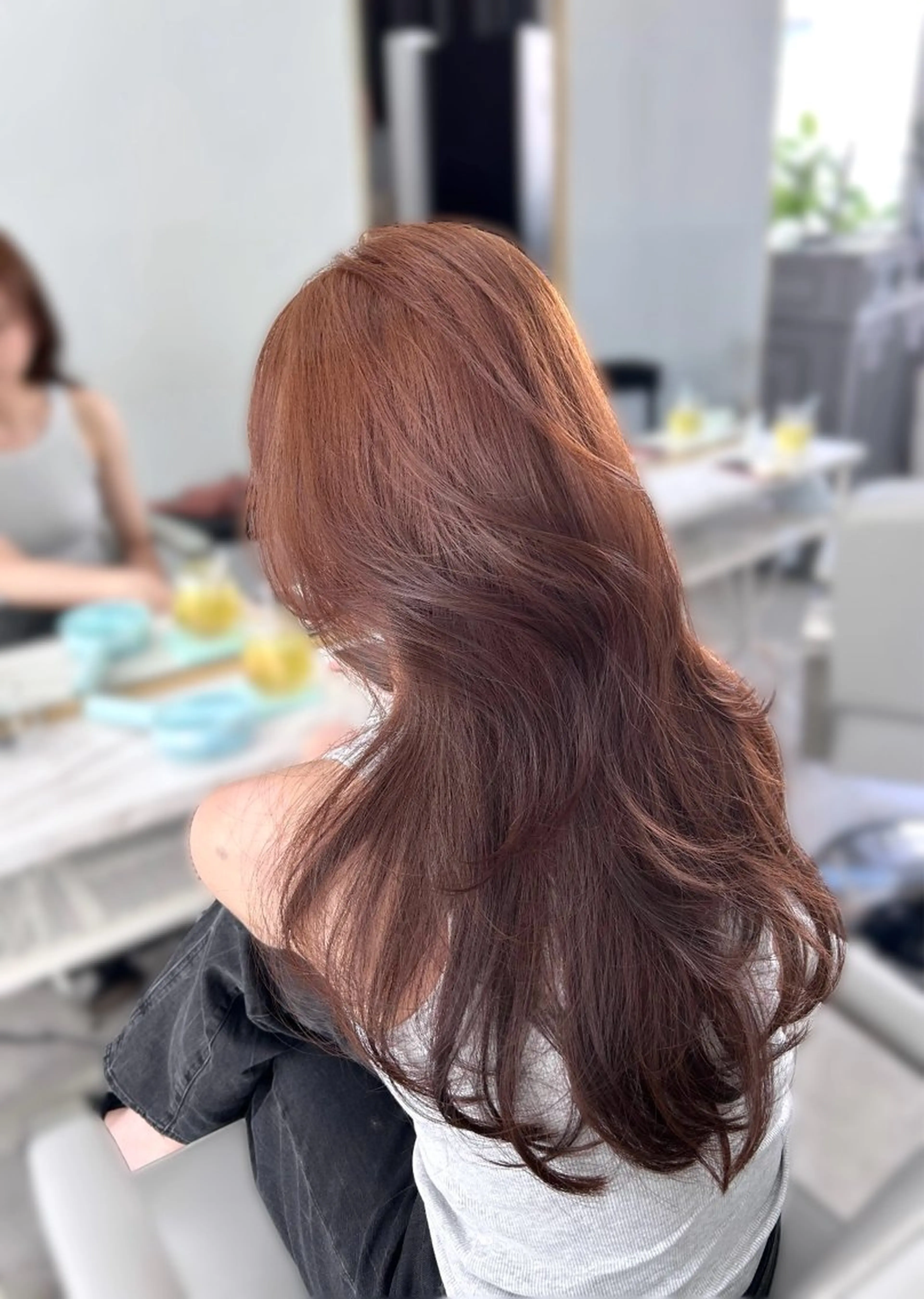 ロング カラー ヘアカラー トリートメント 💘大人可愛く💘 Natsuki❥❥❥のヘアスタイル