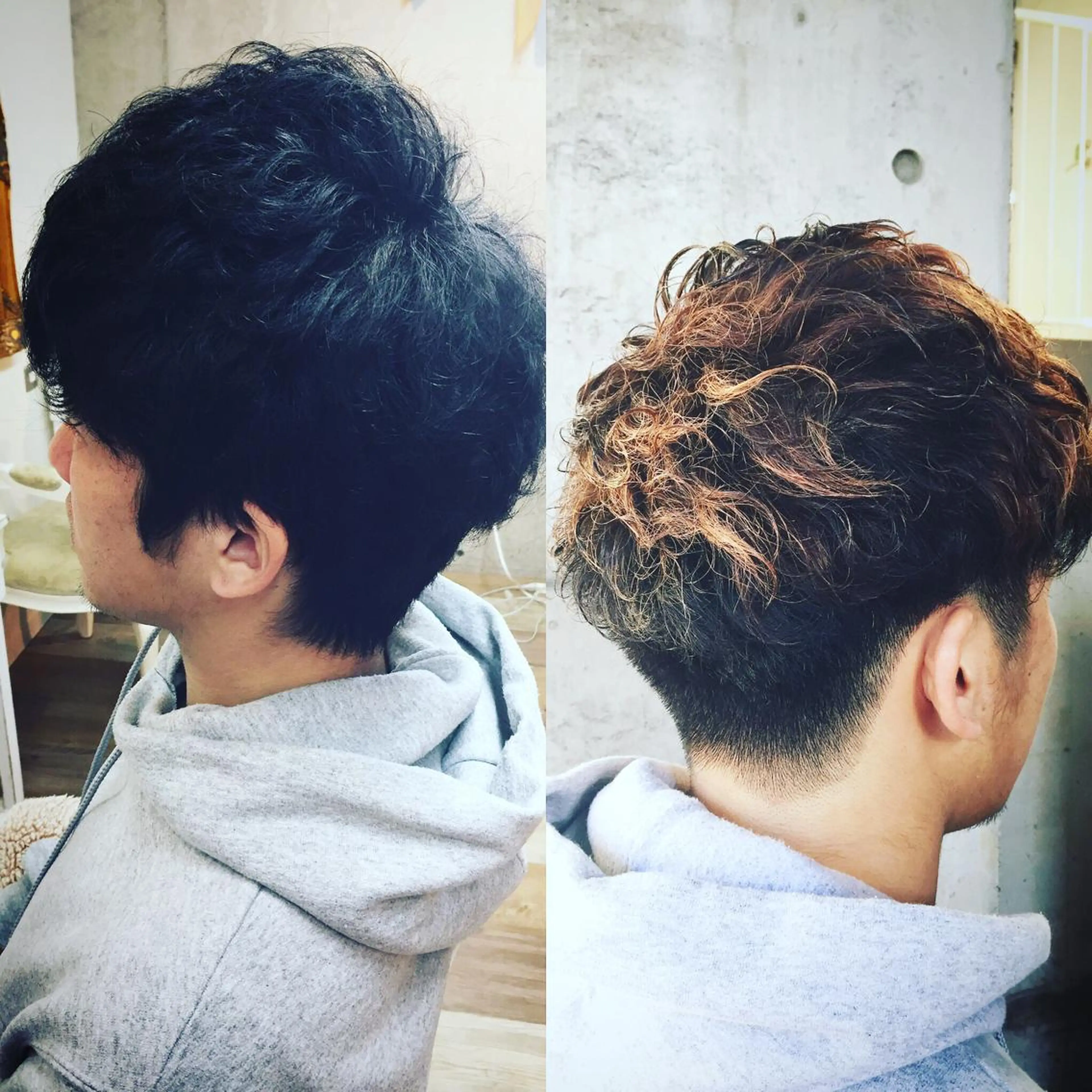 ショート カラー パーマ メンズ 刈り上げ 及川 光のヘアスタイル