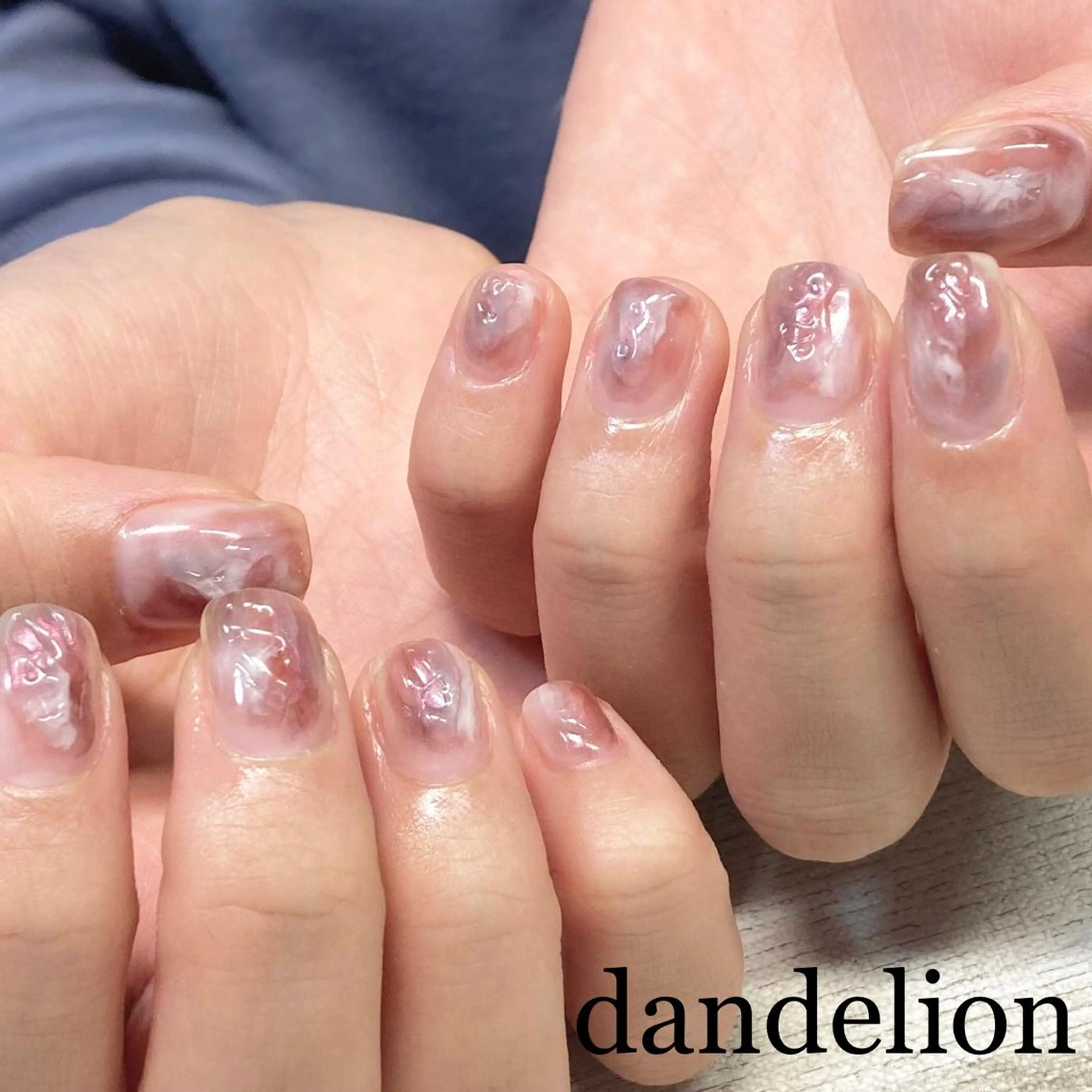 ネイル ハンドネイル ハンドケア dandelion ダンデライオンのネイルデザイン