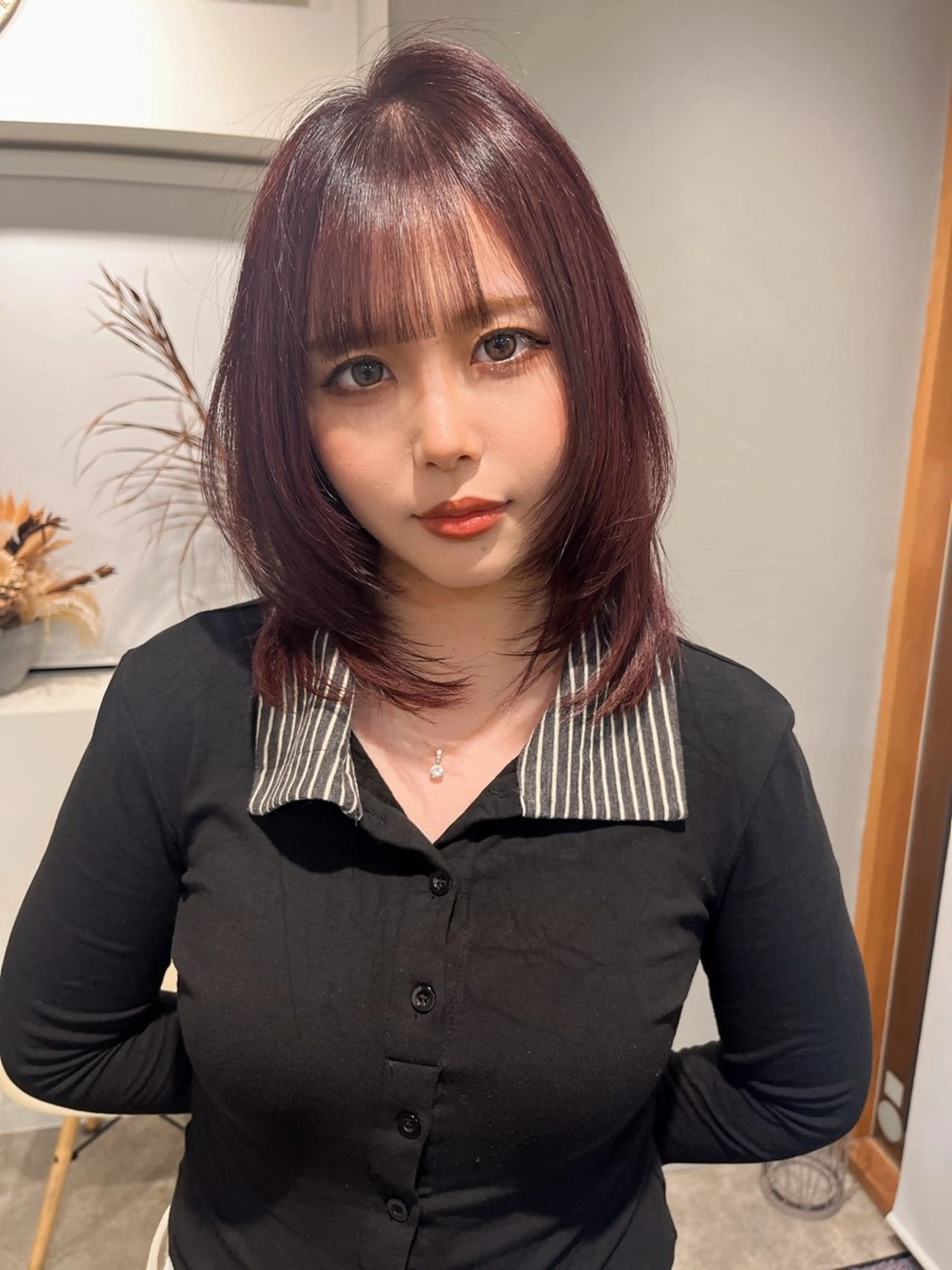 ミディアム NANAKA𝜗𝜚 〜vince〜のヘアスタイル