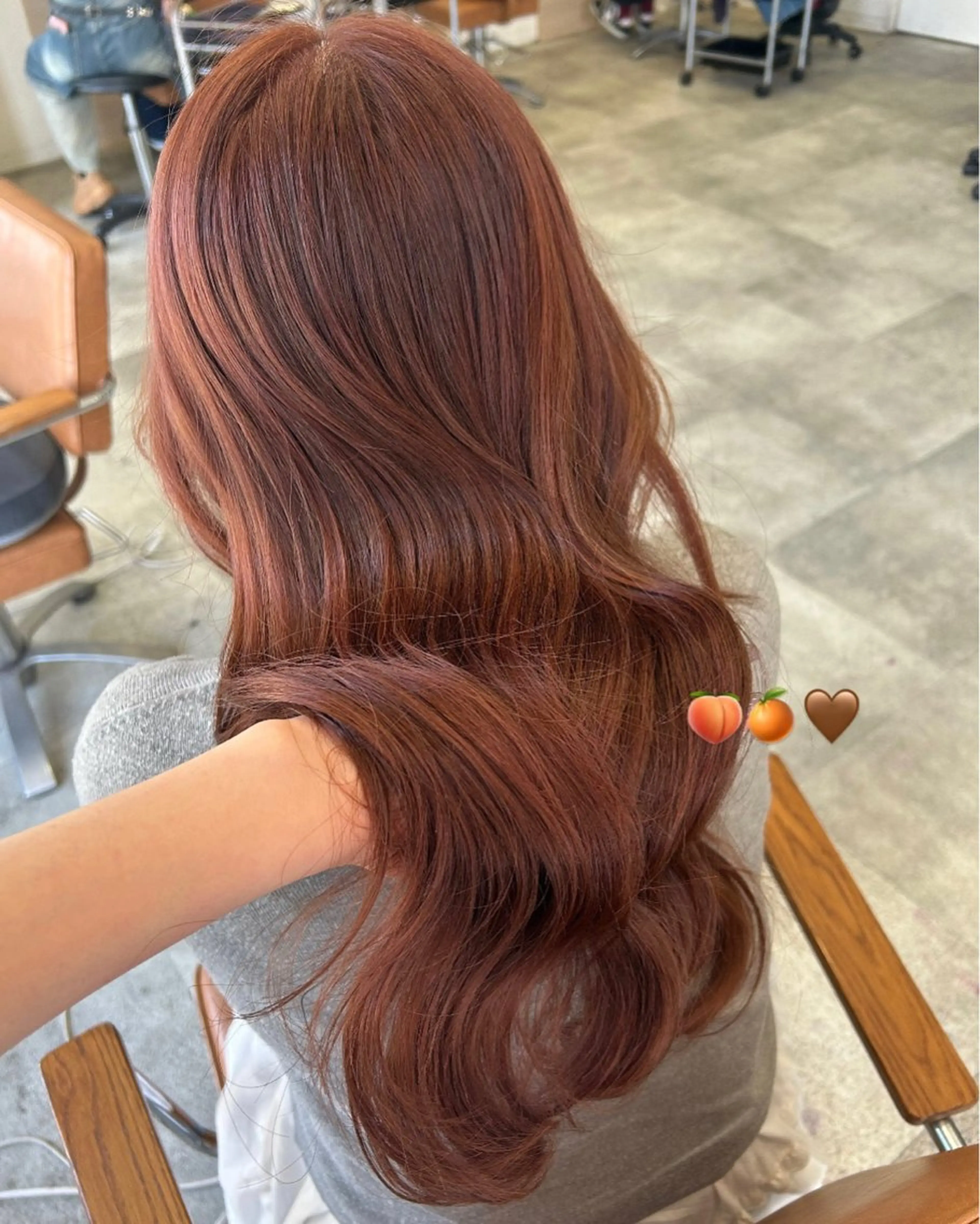 ロング ヘアカラー レイヤー/ 透明感カラー/チナツのヘアスタイル