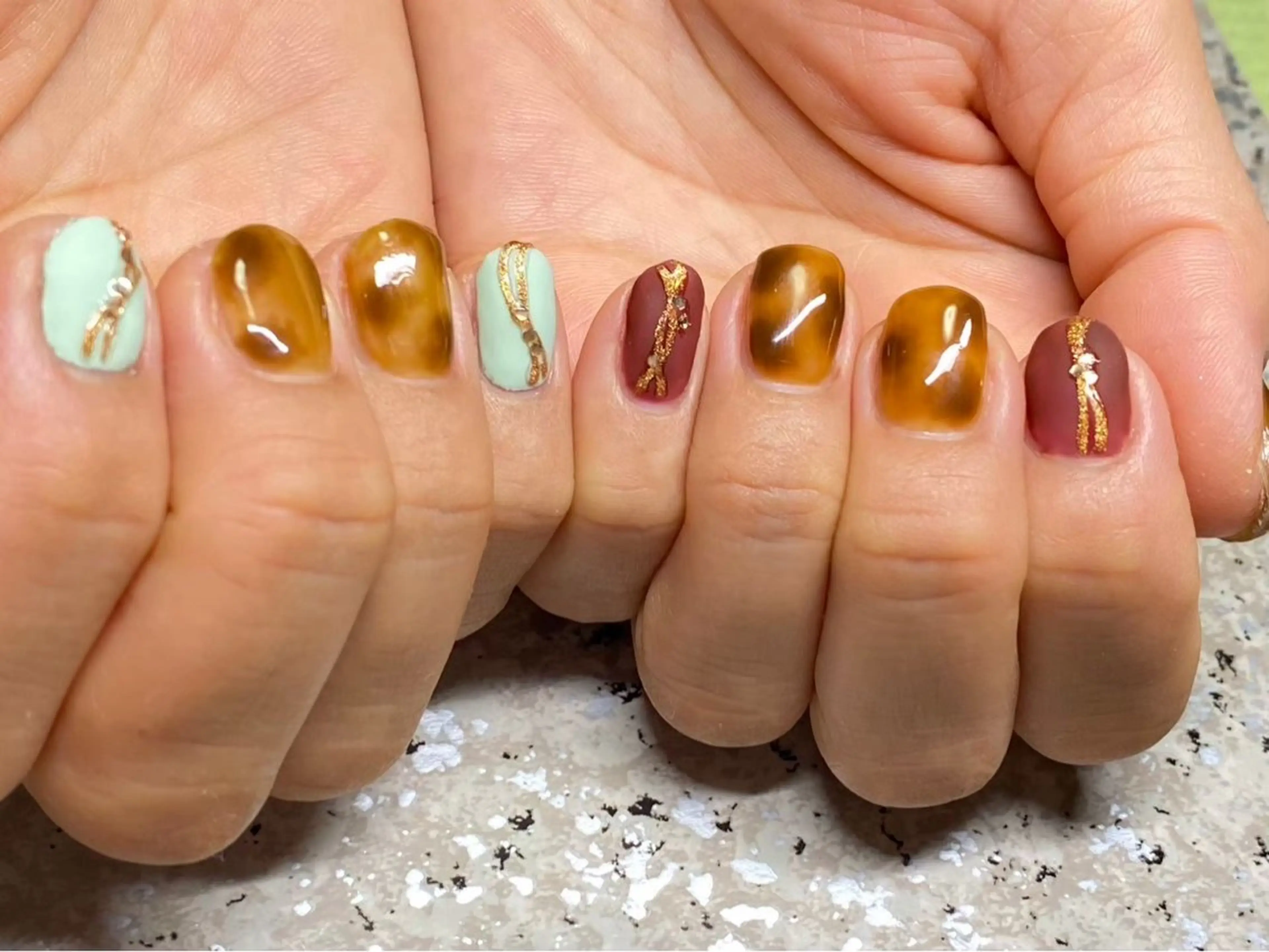 ネイル mau nail ,to skinのネイルデザイン