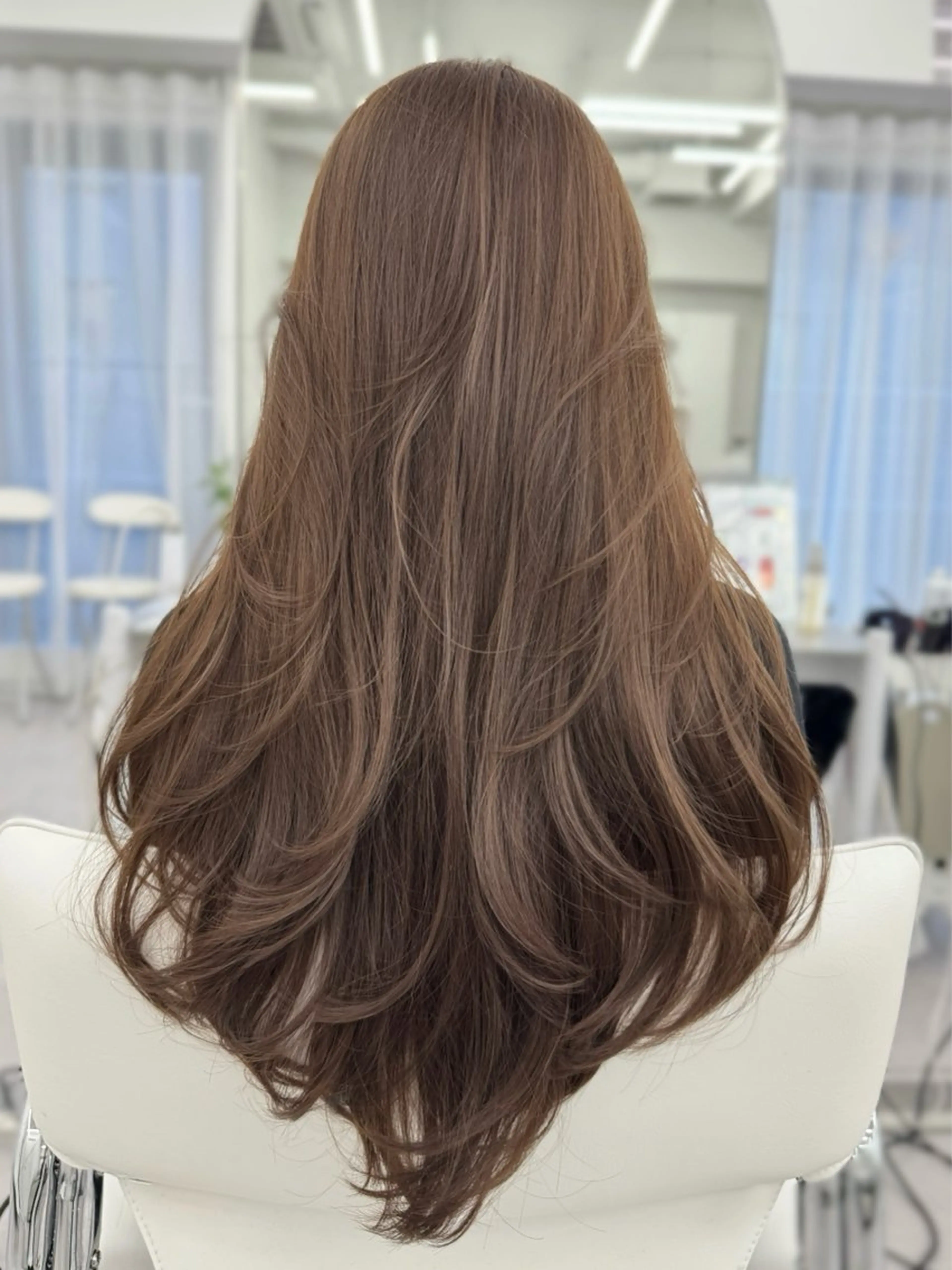 ロング カラー カット ヘアカラー トリートメント 顔まわりの神様✨ 透明感カラー藤嶋秀幸のヘアスタイル