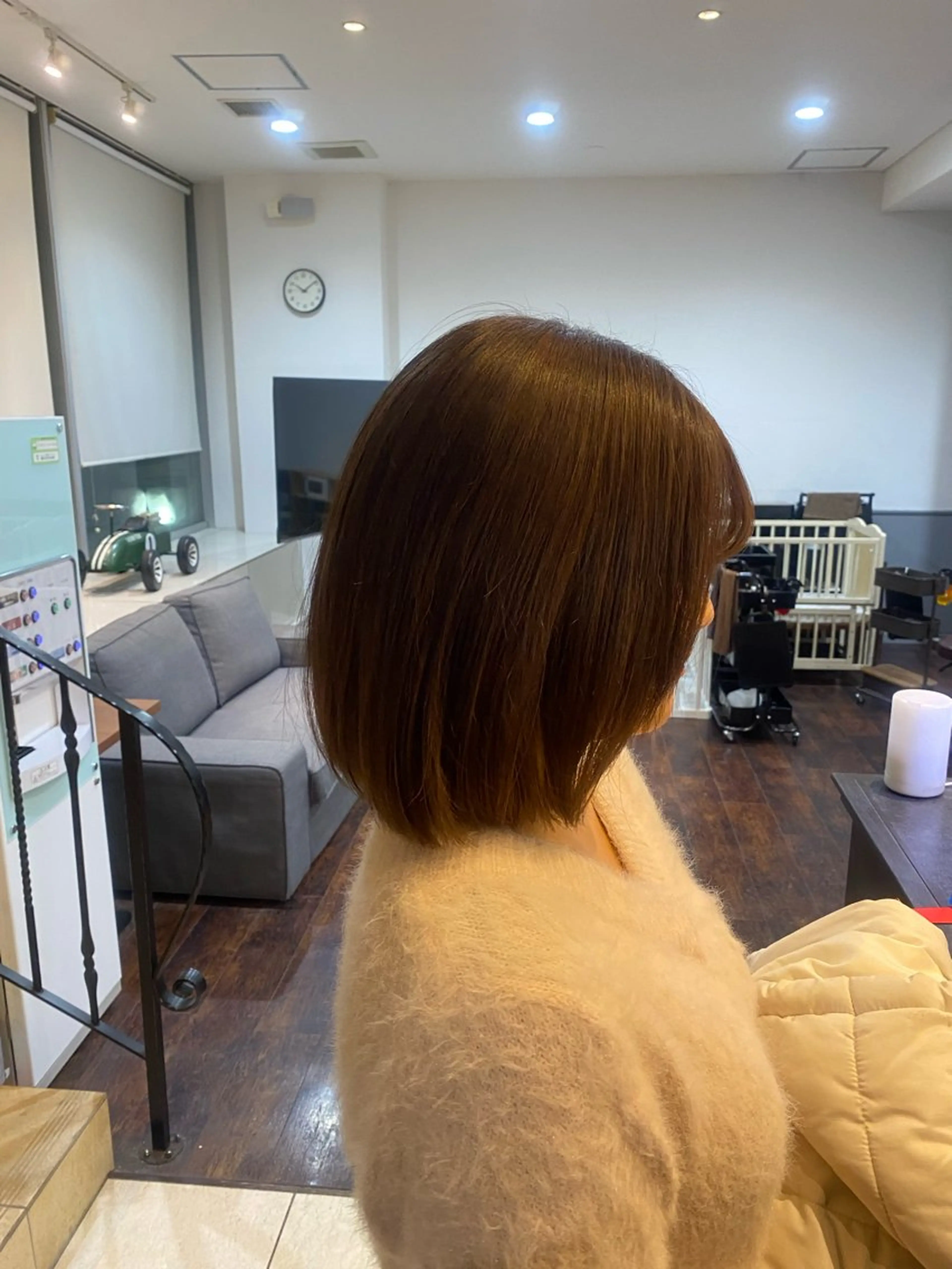 ミディアム レイヤー支持no.1 ☆笠原翔一のヘアスタイル