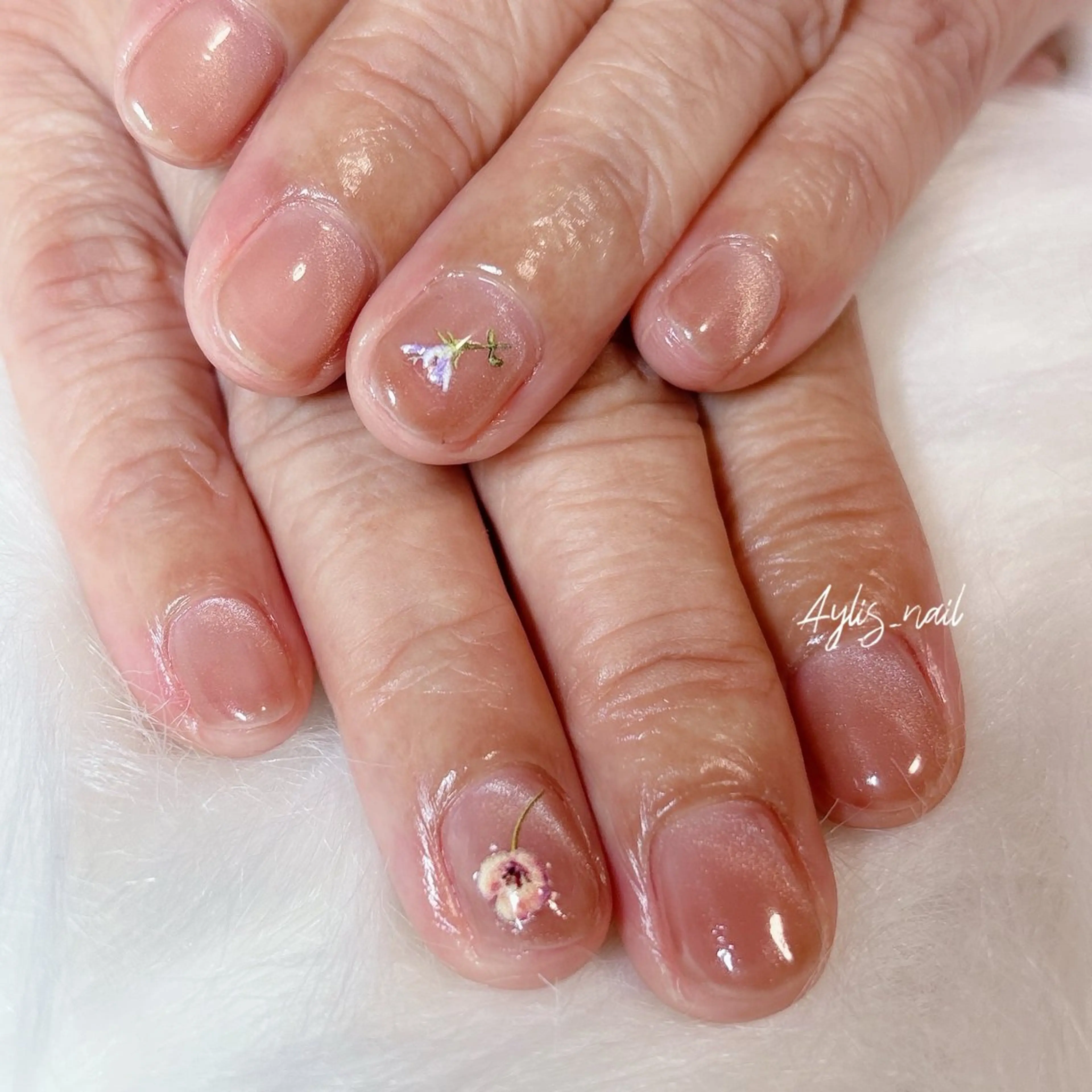 ネイル マグネットネイル ハンドネイル Aylis_nail 宇土・宇城のネイルデザイン