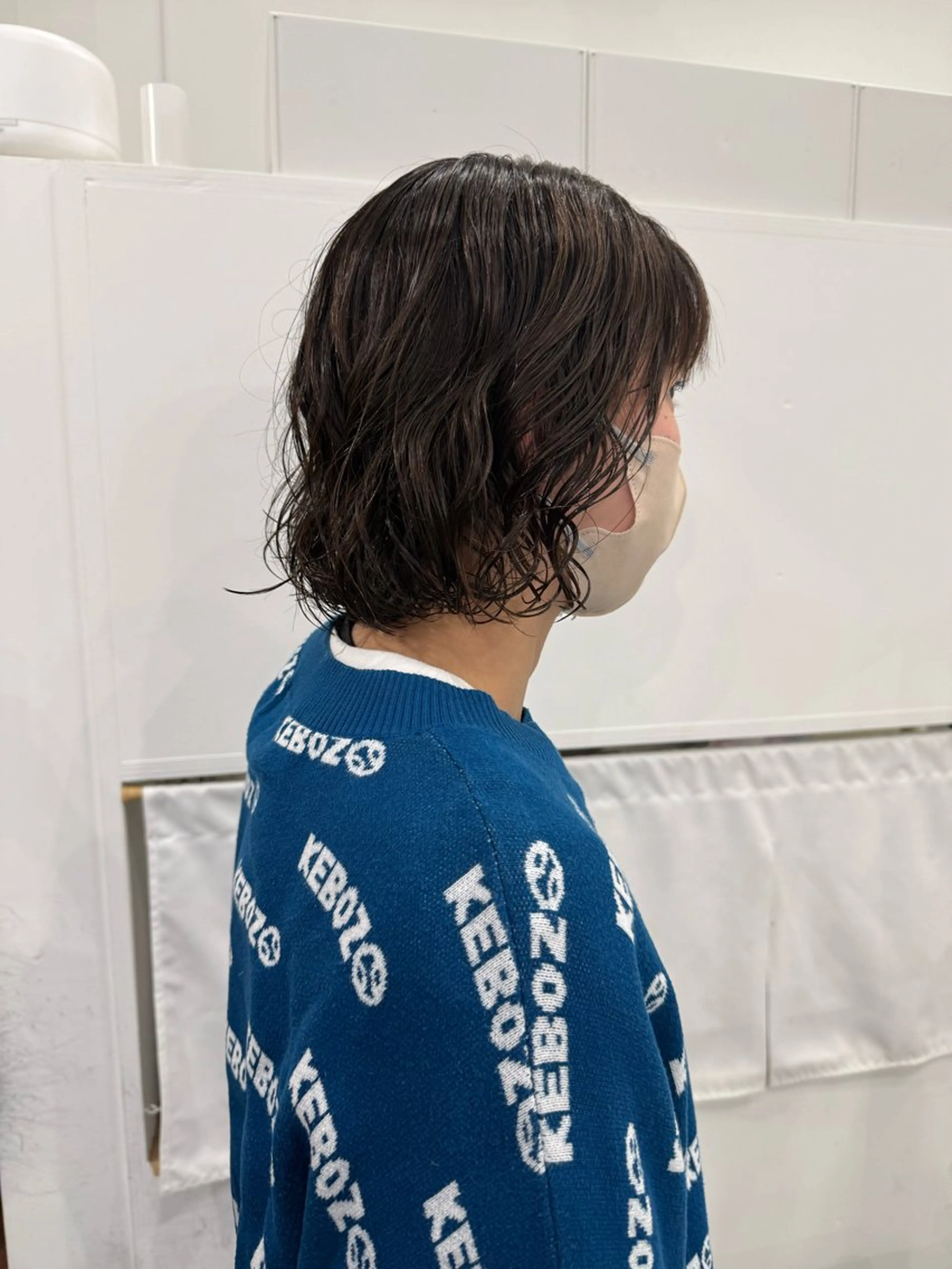 ミディアム パーマ ミディアムパーマ ボブ 亜海 /レディースパーマのヘアスタイル