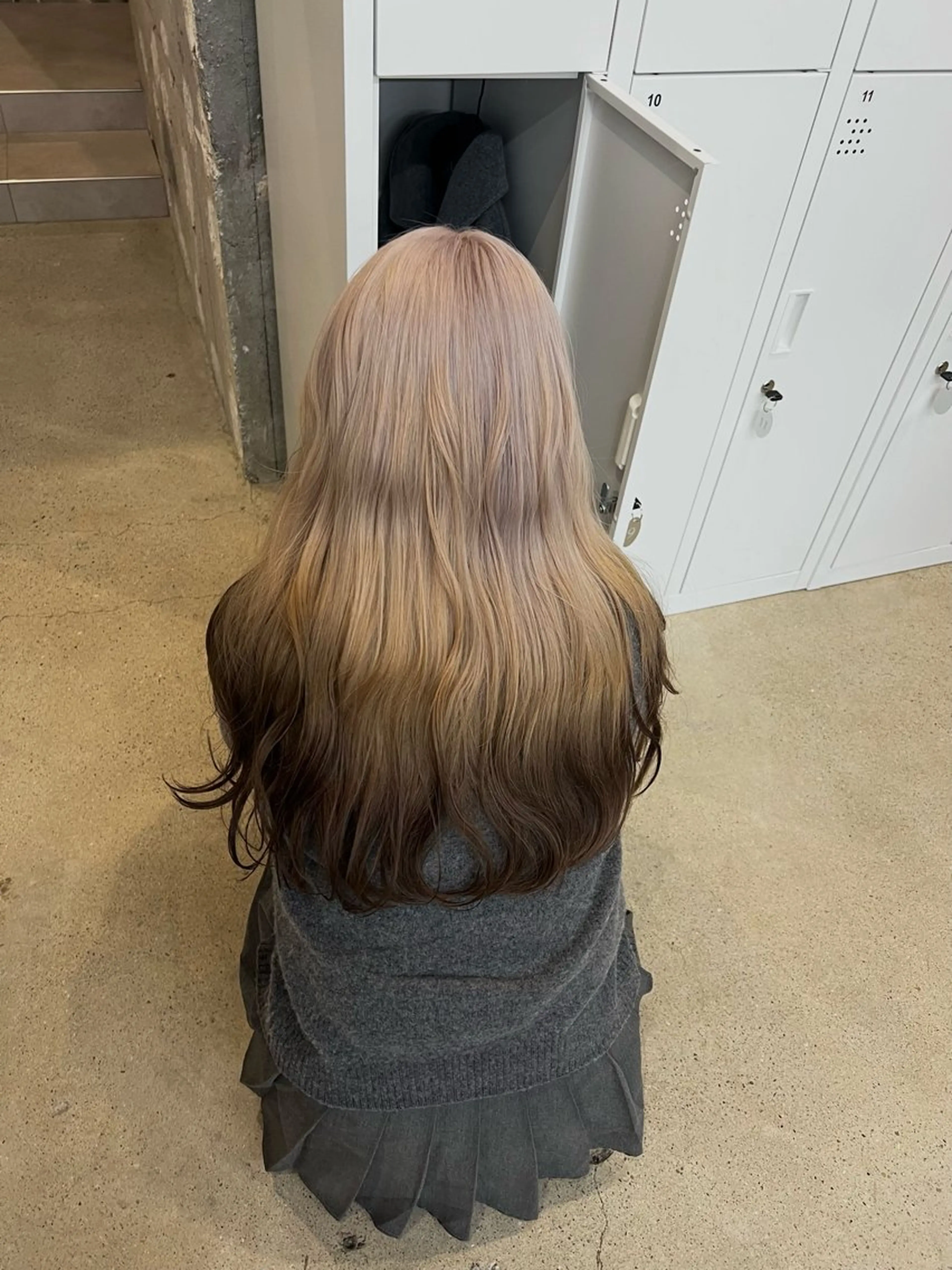 ロング カラー グラデーションカラー ヘアカラー トリートメント fit /HONOKAのヘアスタイル
