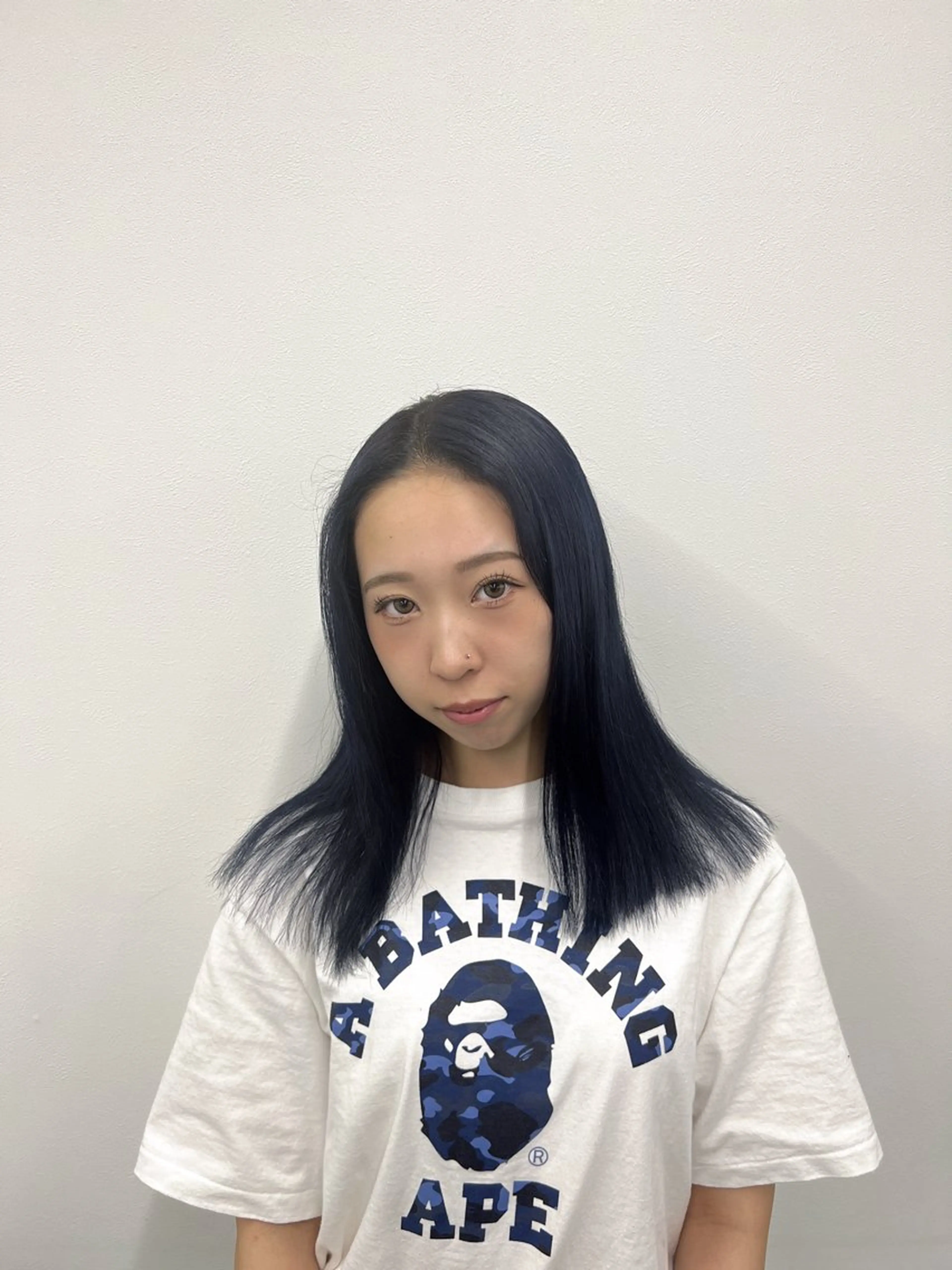 ロング カラー ブルーカラー ヘアカラー トリートメント ヘッドスパ ヘアセット ブリーチなし特化 美容師💖SAE💖のヘアスタイル