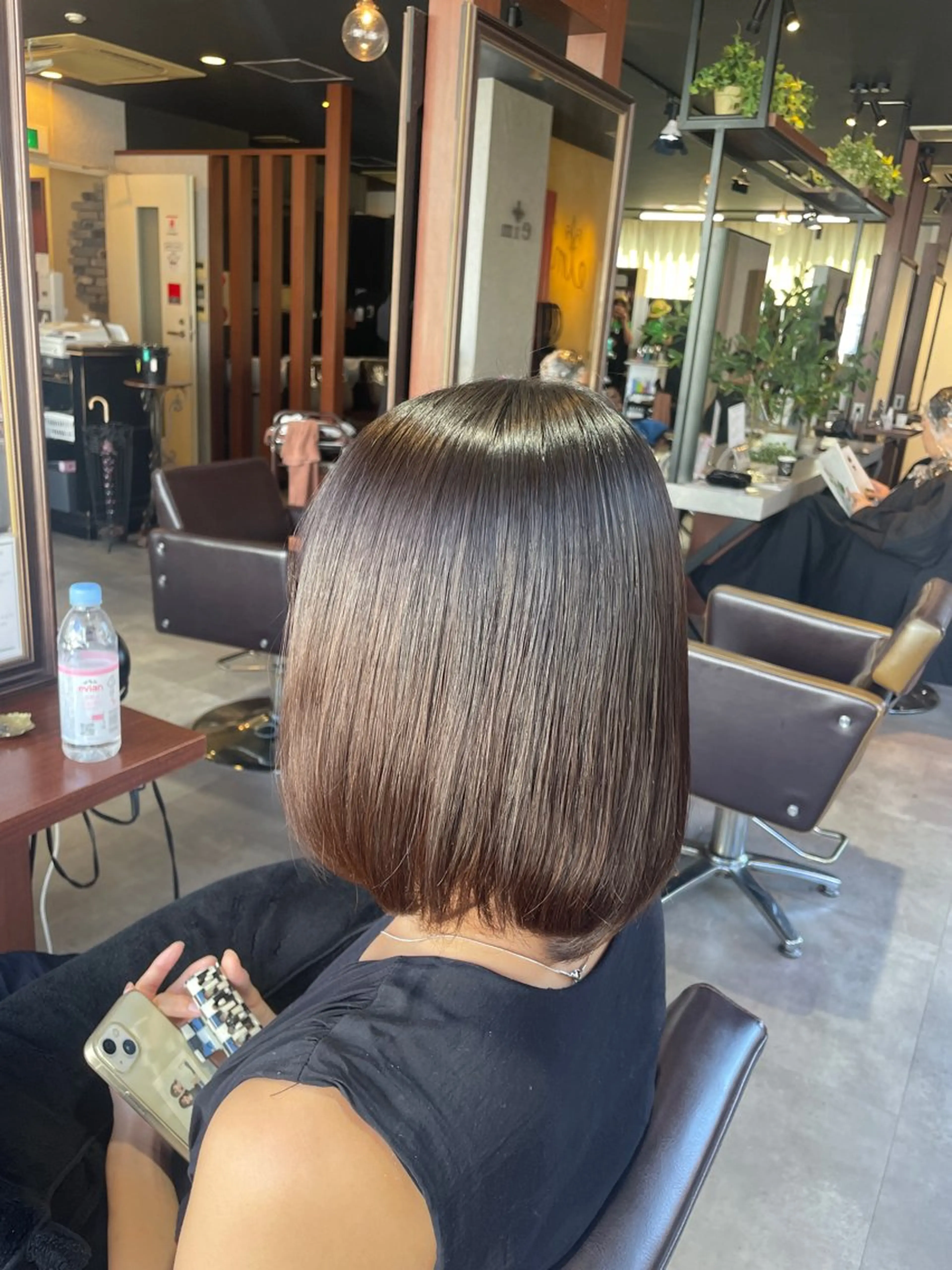 ミディアム パーマ カット パーマ トリートメント eim hair rink  長津田店所属・🫧透明感カラー 🫧しほのヘアスタイル