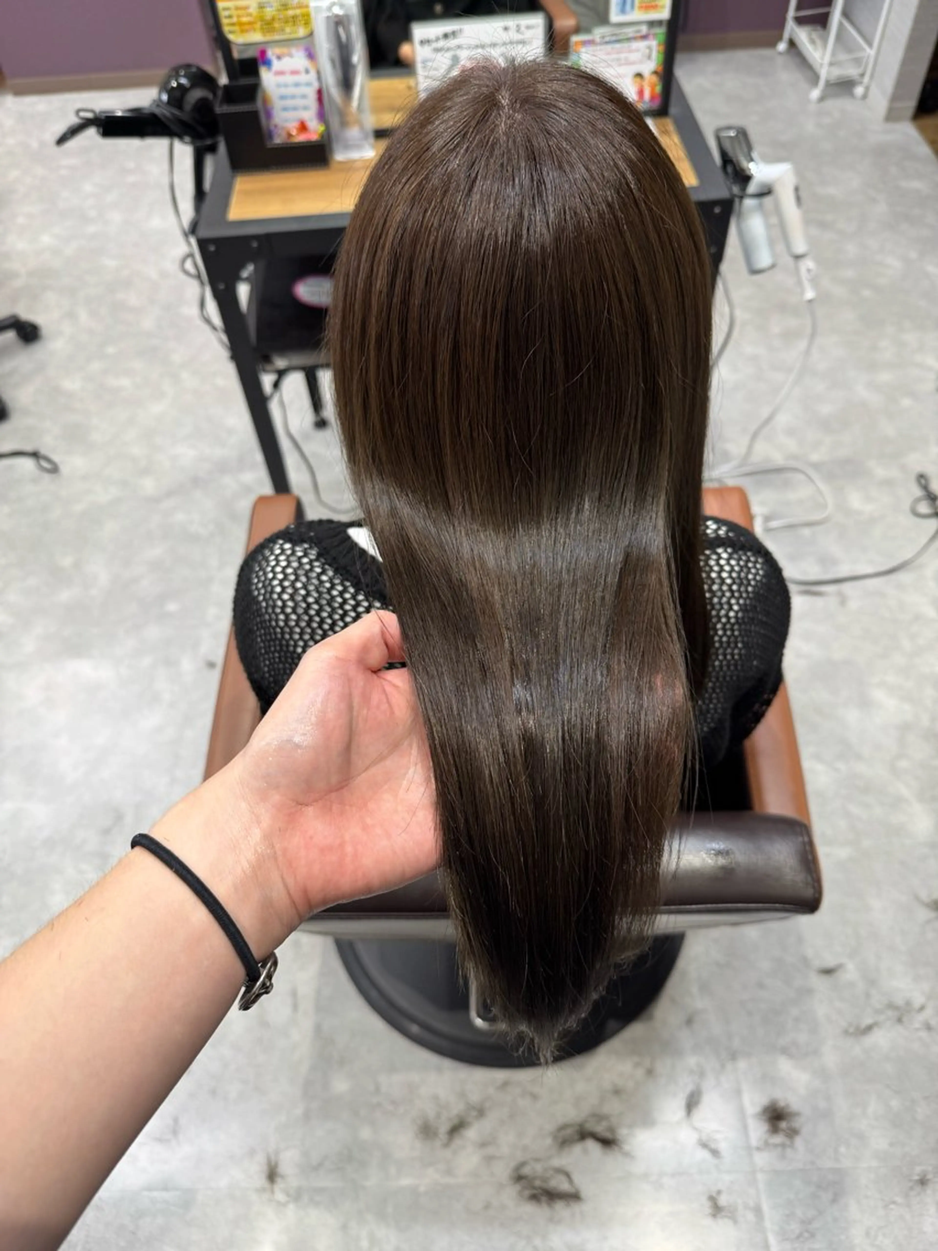 ロング 縮毛矯正 吉田 剛のヘアスタイル