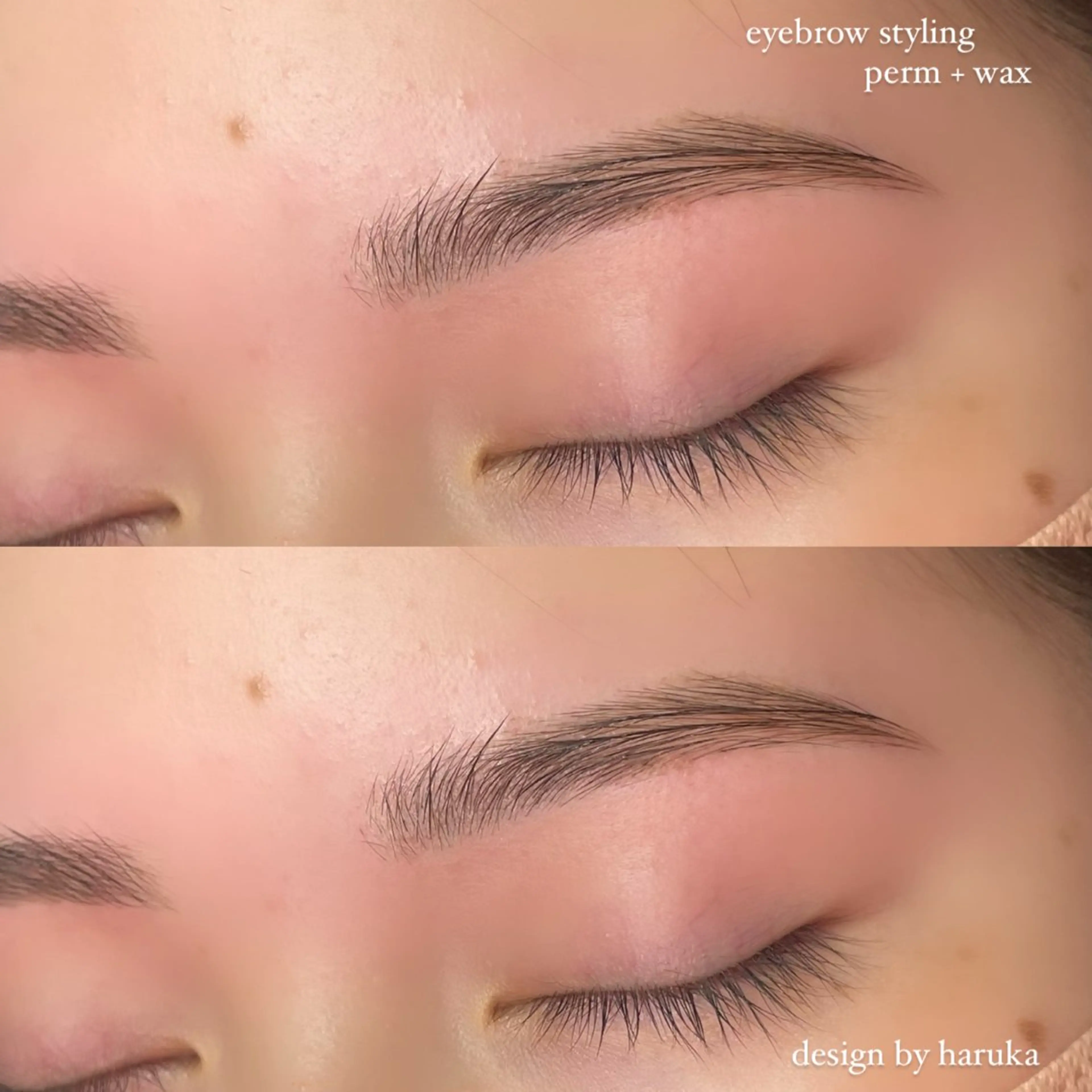 アイブロウ ワックス脱毛 suu ｜harukaのマツエク・マツパデザイン
