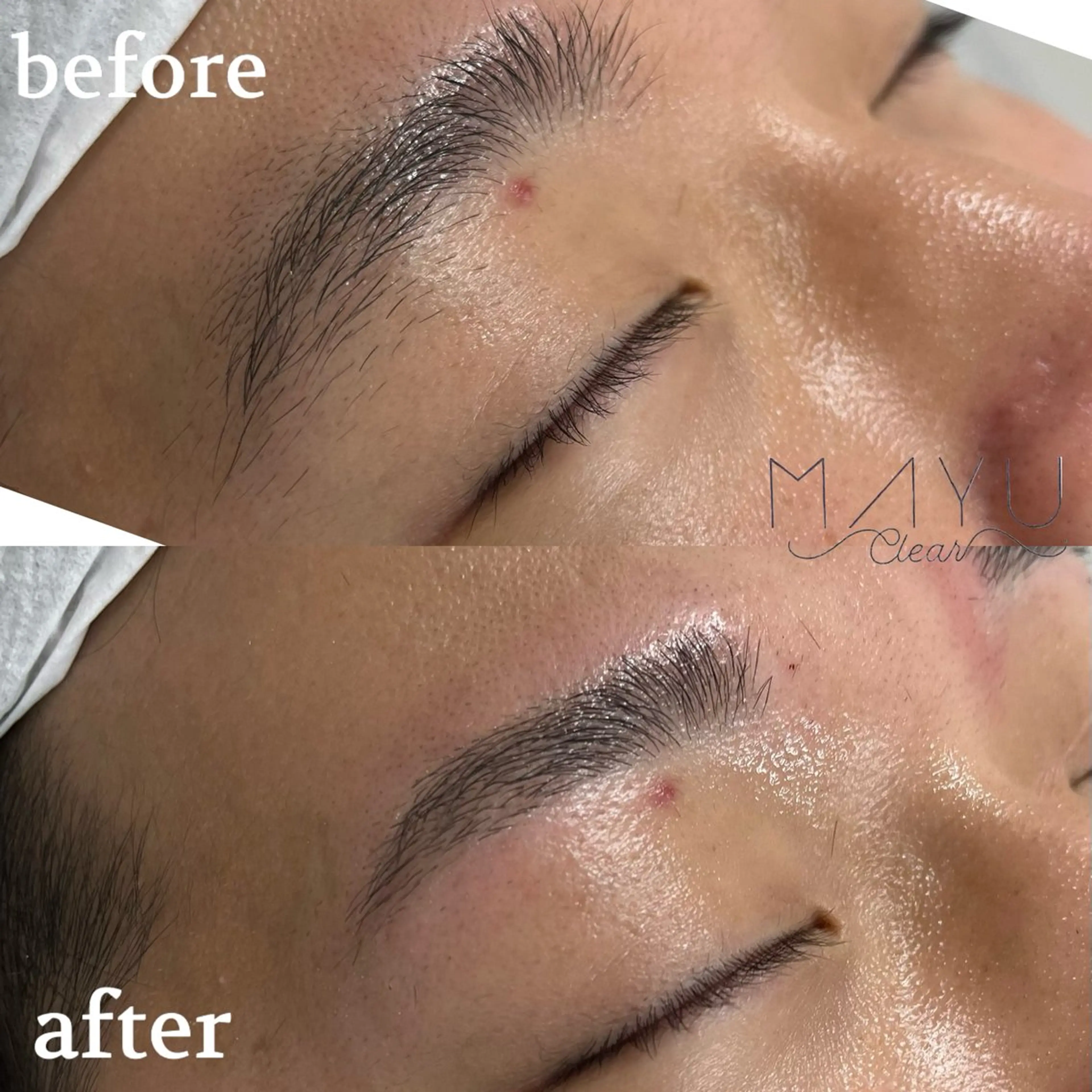 メンズ アイブロウ 眉毛ワックス脱毛 マユクリア 大阪梅田店の眉毛・アイブロウイメージ