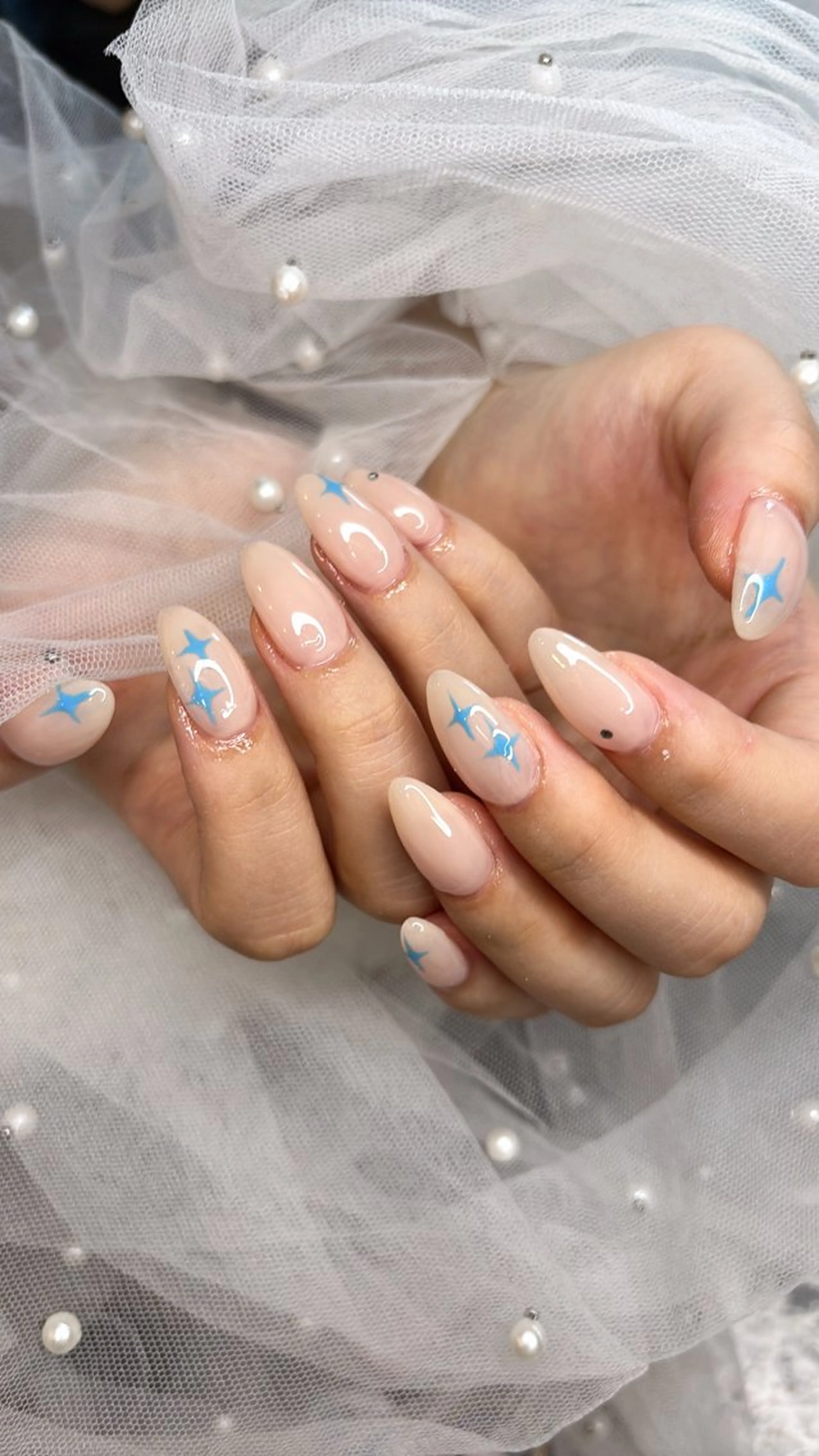 ネイル アートネイル 韓国ネイル ロングネイル 持ち込み シンプルネイル happiness nailのネイルデザイン