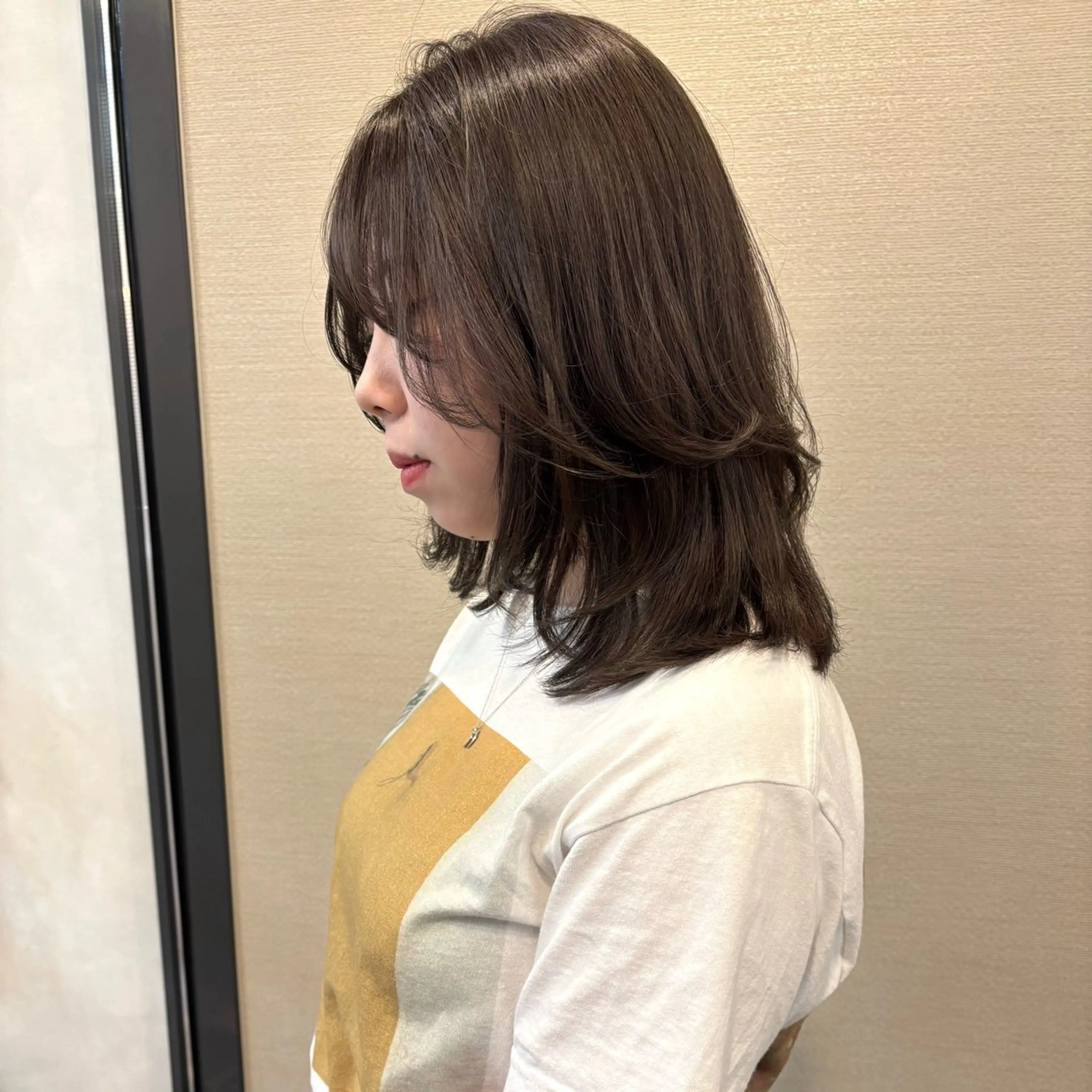 ミディアム 似合わせボブカット/ 髪質改善/細川実知香のヘアスタイル