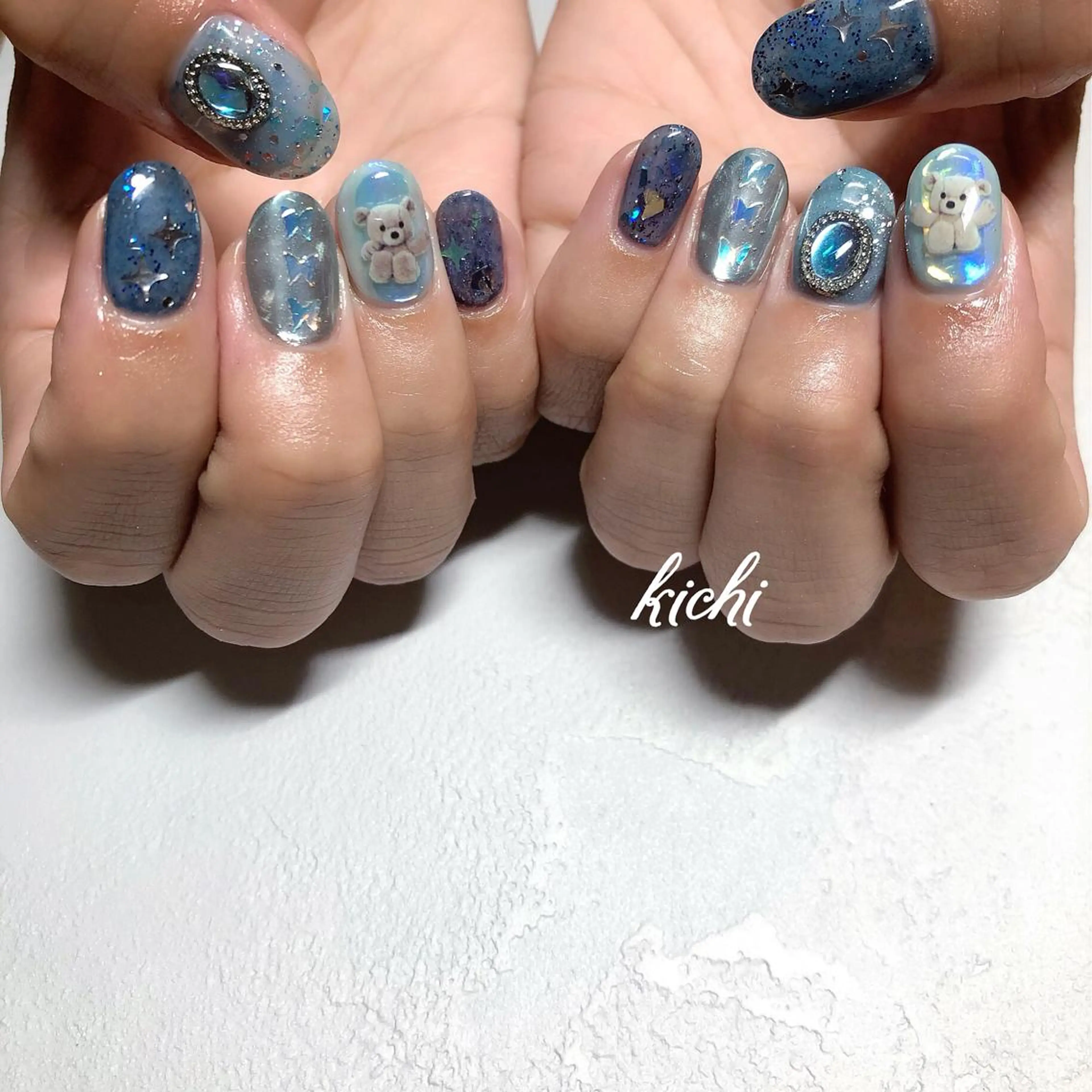 ネイル kichi･: *のネイルデザイン