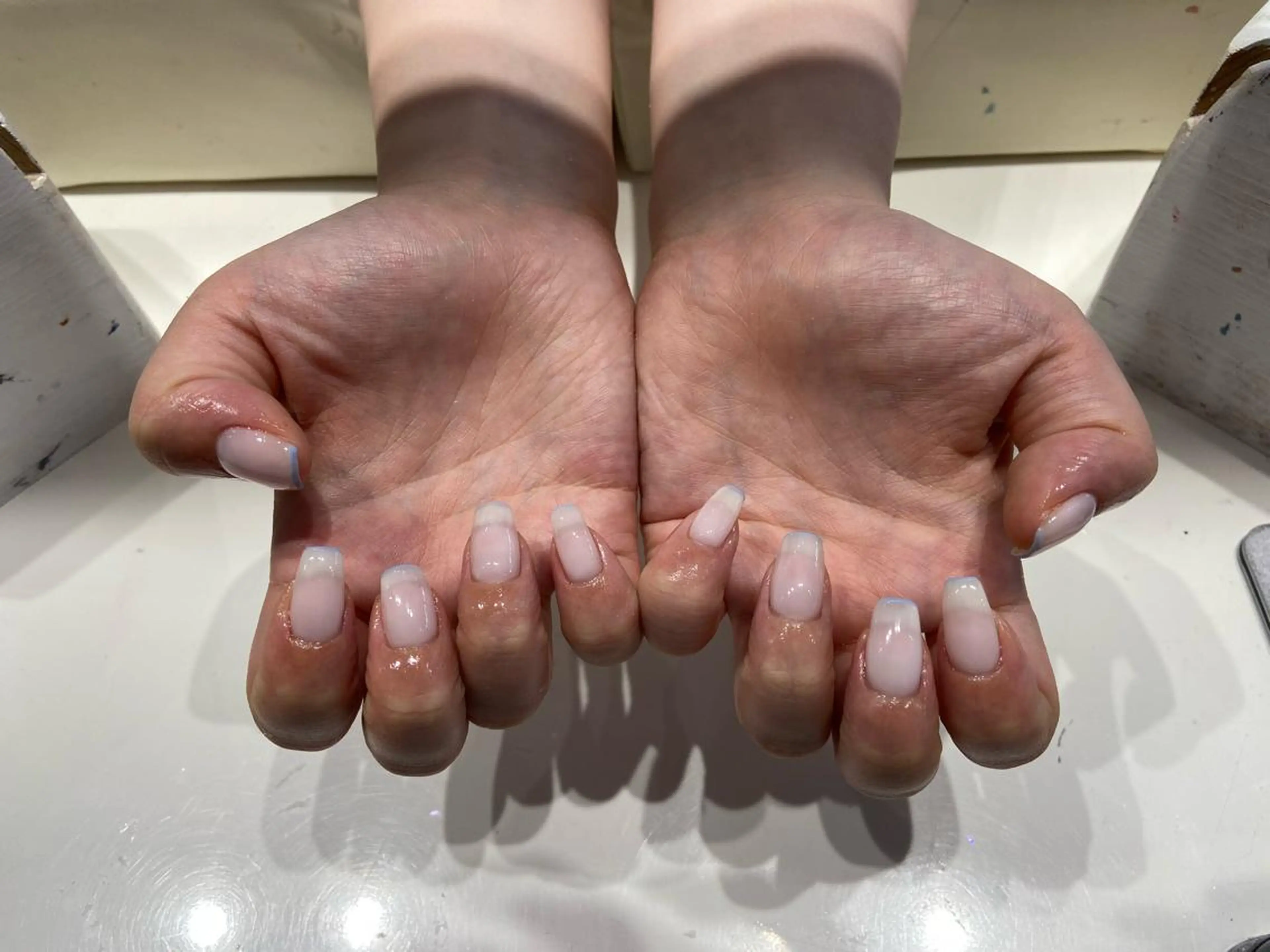 ネイル フレンチネイル SHELLTOKYO idaのネイルデザイン