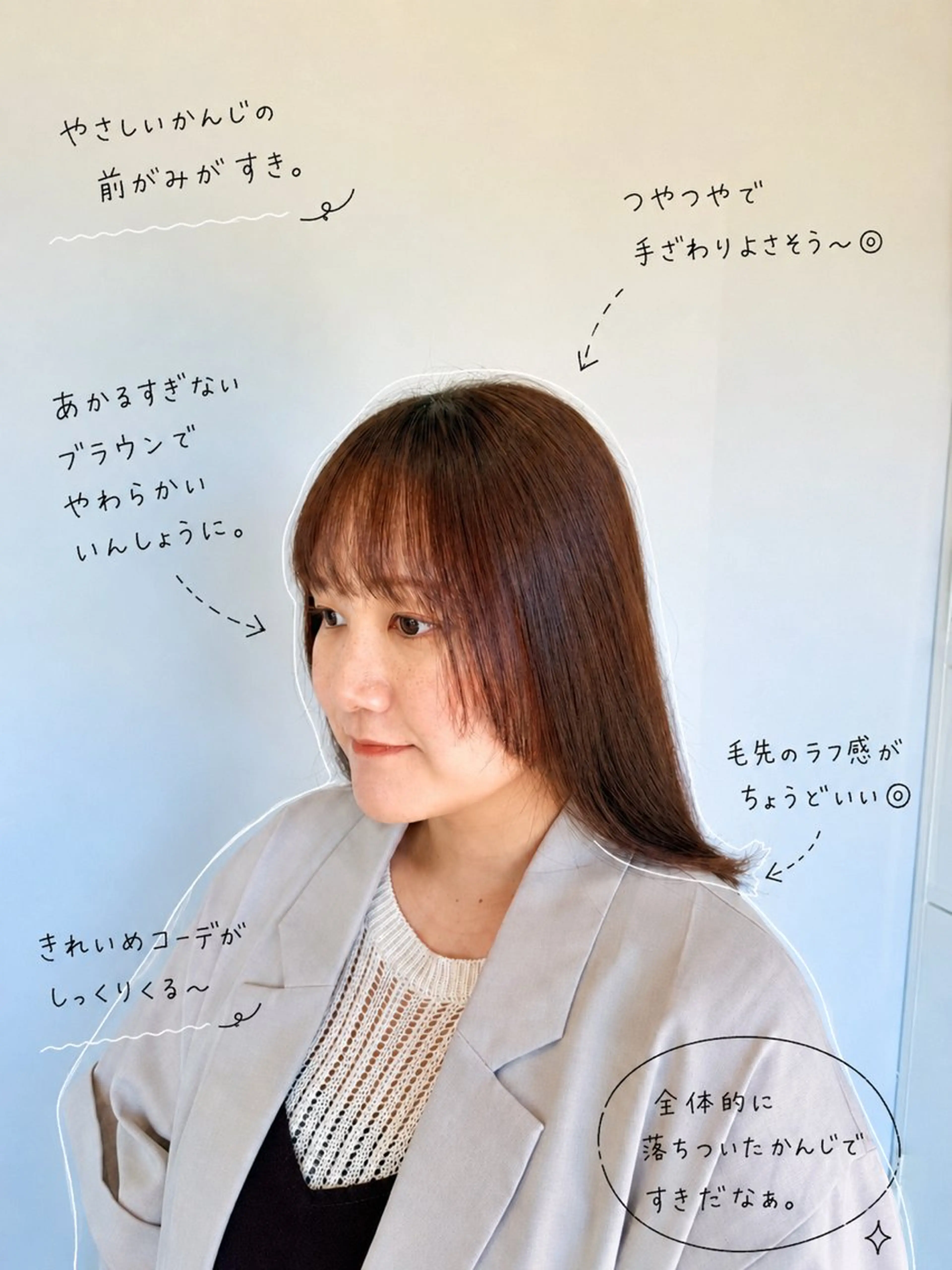 ミディアム 縮毛矯正 縮毛矯正 Rikuto / First松江学園のヘアスタイル