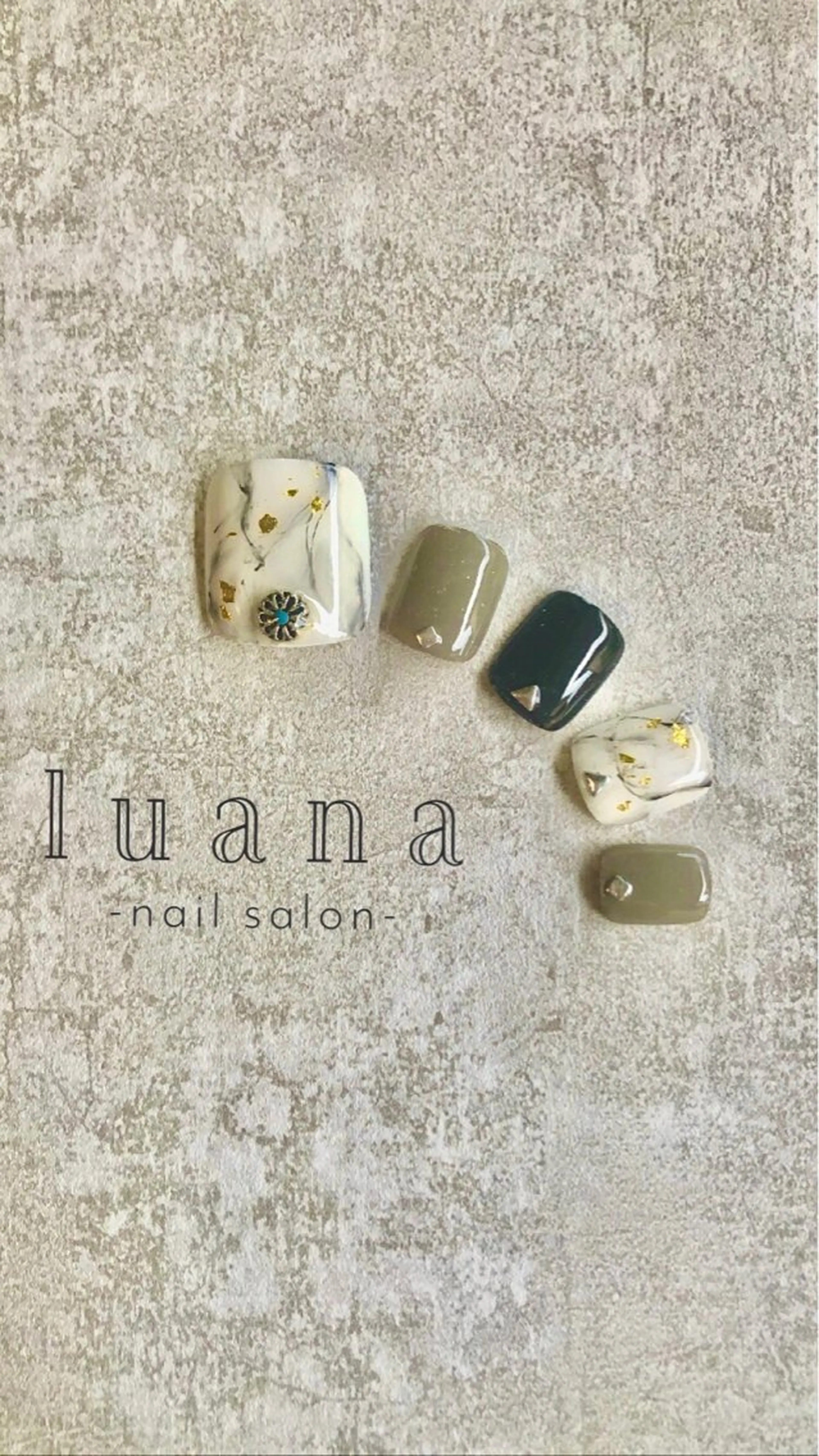 ネイル フットネイル luana ネイルサロンのネイルデザイン