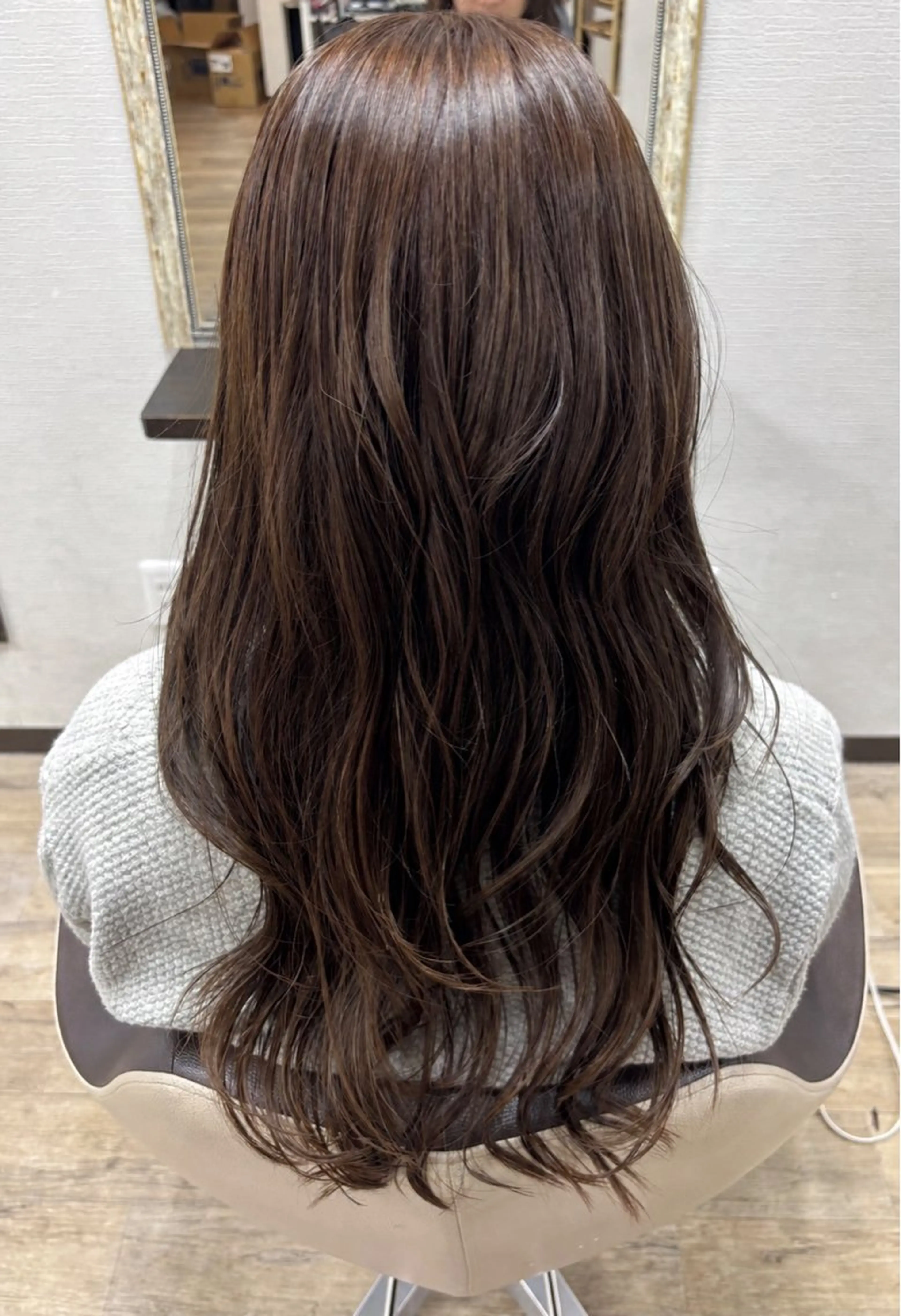 ロング カラー ヘアカラー 丸本 瑠奈のヘアスタイル