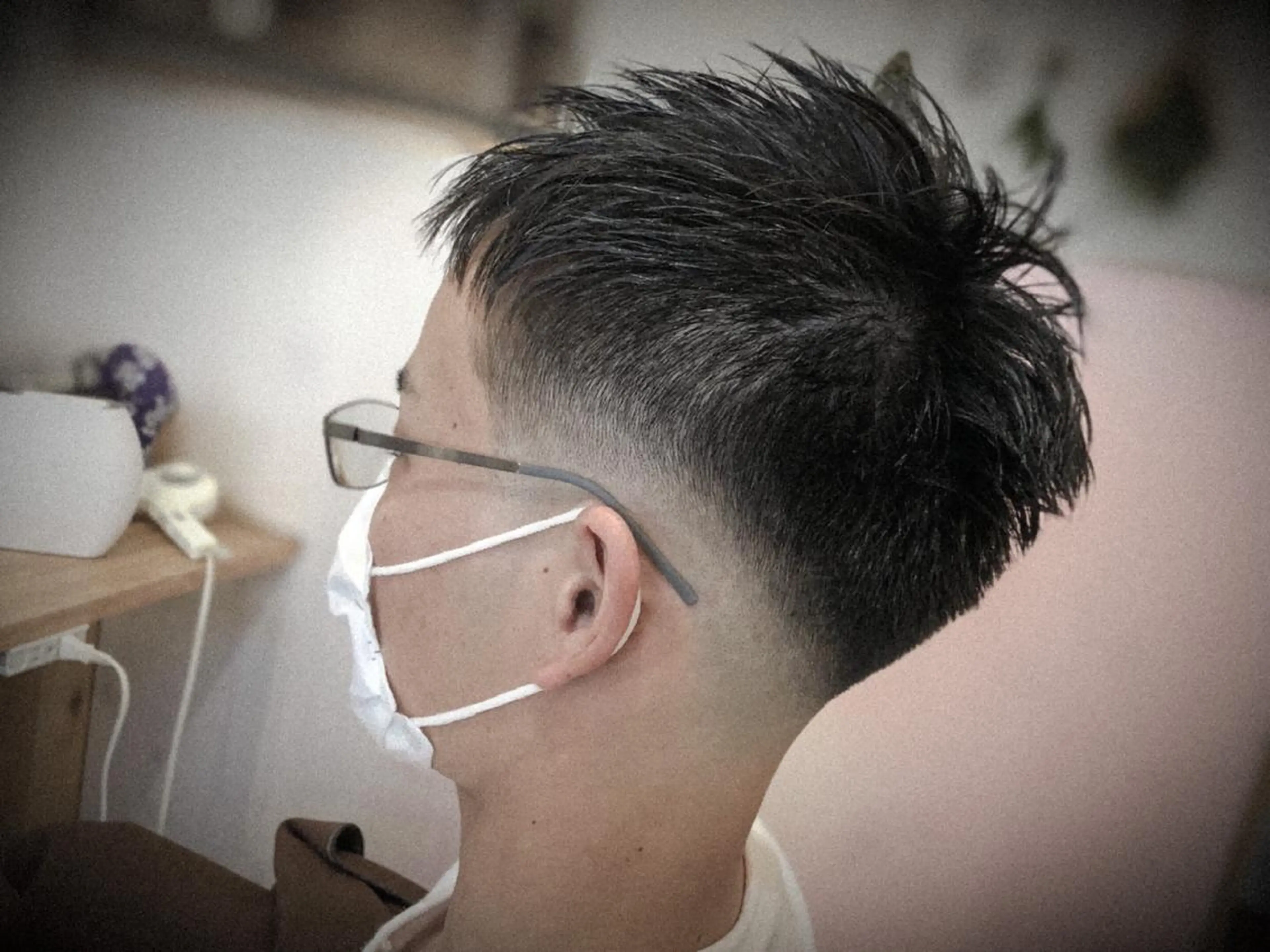 メンズ フェードカット スキンフェード カット 守屋 智紀のヘアスタイル