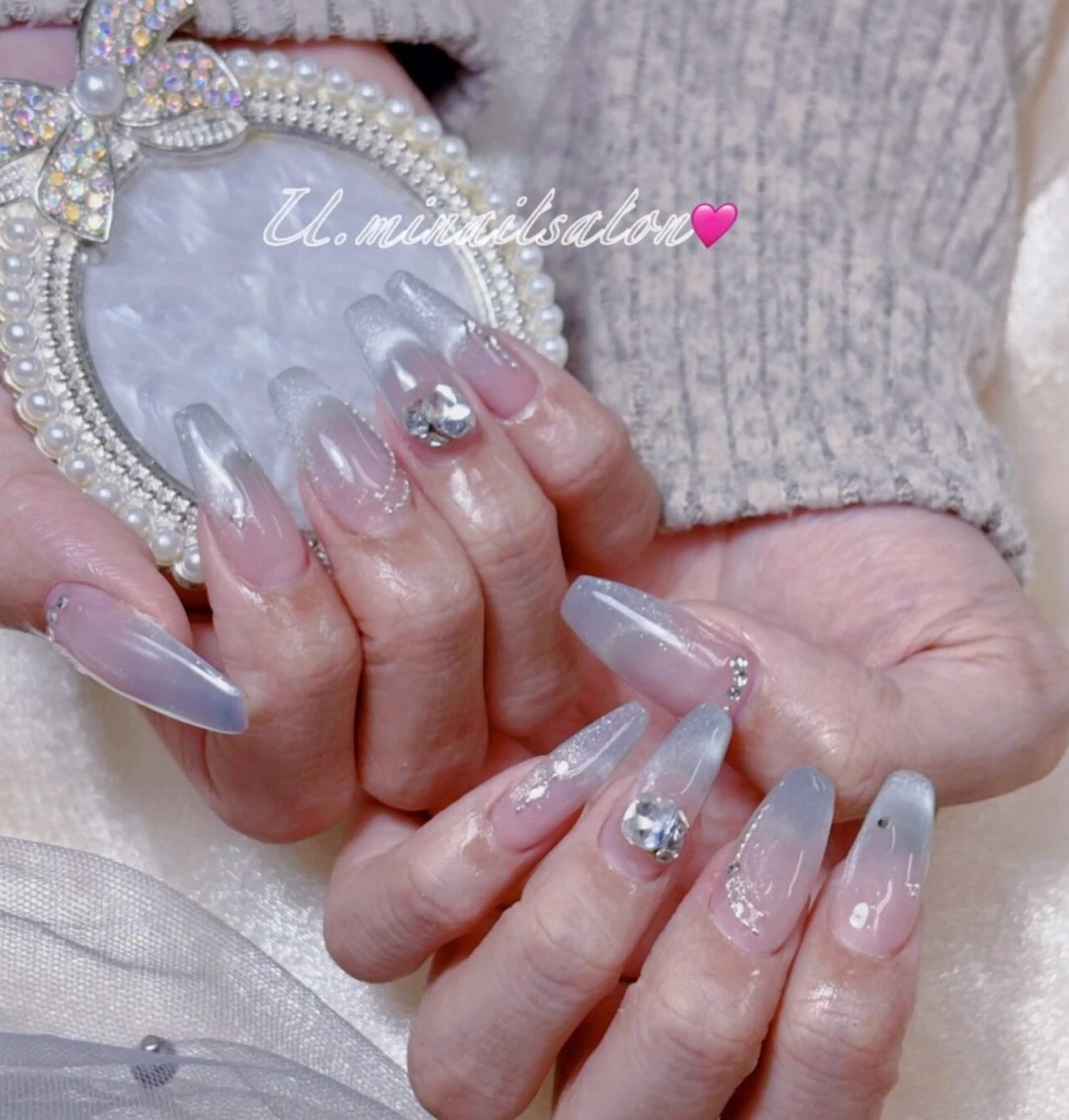 ネイル 長さ出し U·MI 上野御徒町店のネイルデザイン