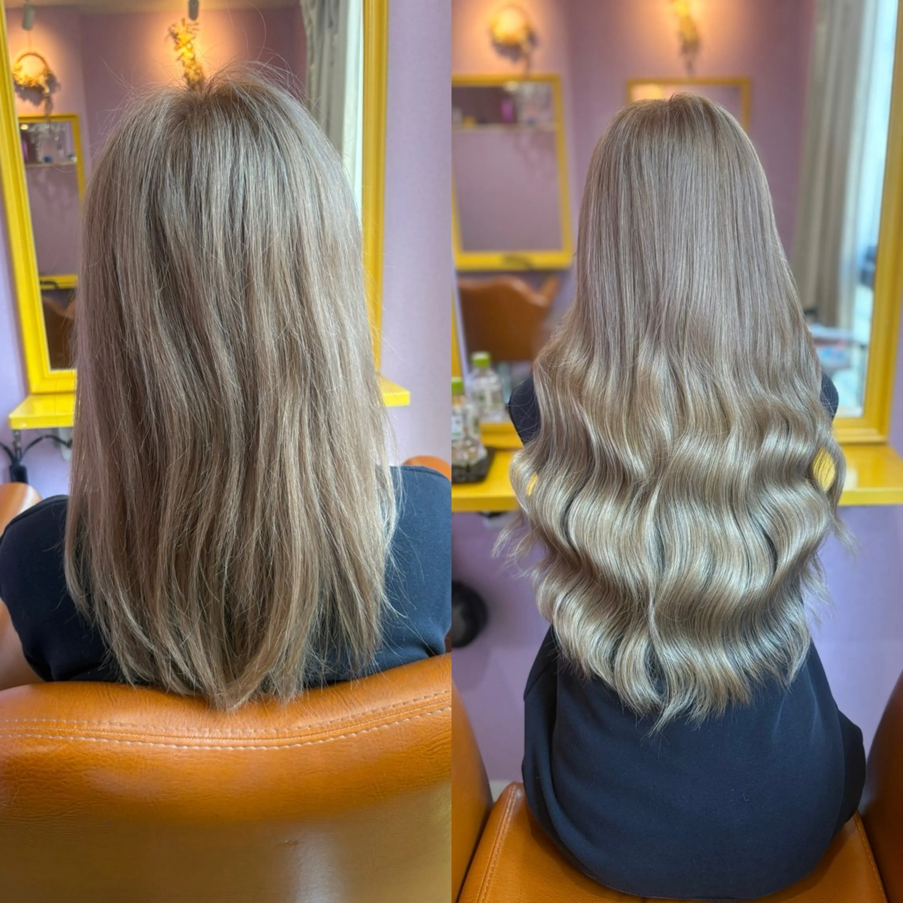 ミディアム エクステ チビ編み込みエクステ どぅ〜す/YUIのヘアスタイル