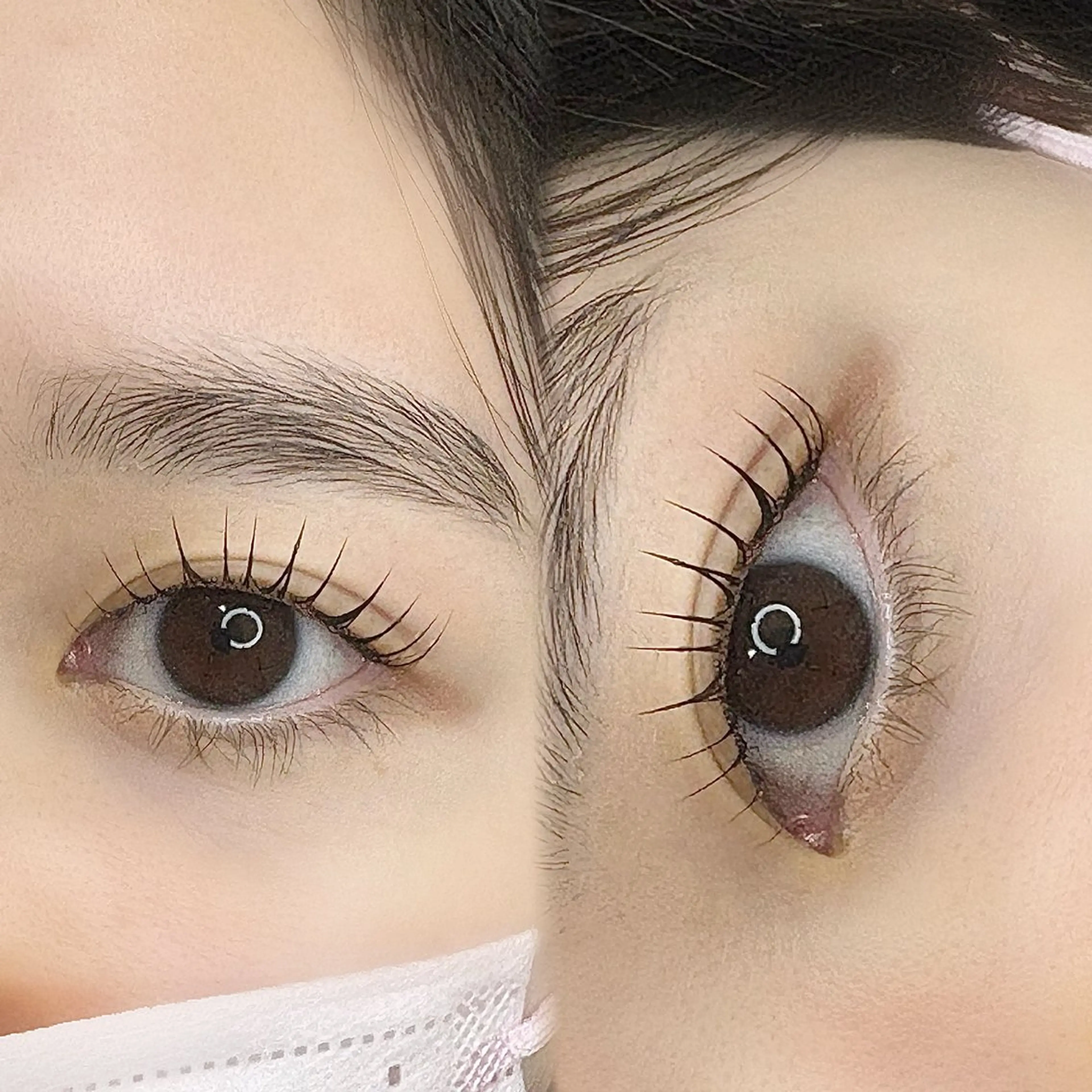 マツエク・マツパ パリジェンヌラッシュリフト WHITE LASH 西宮【REIKA】のマツエク・マツパデザイン