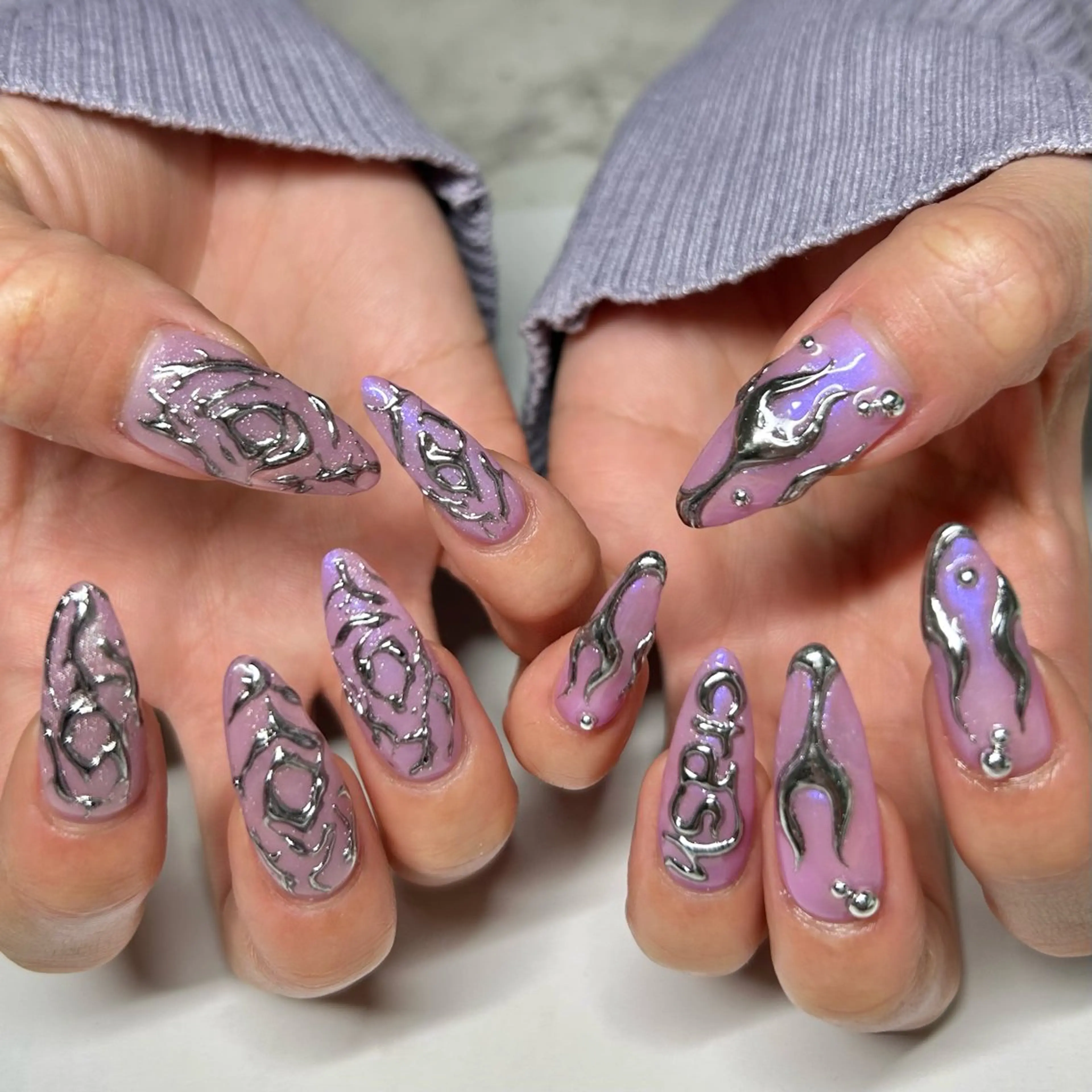 ネイル ハンドネイル aliengirl Ayuのネイルデザイン