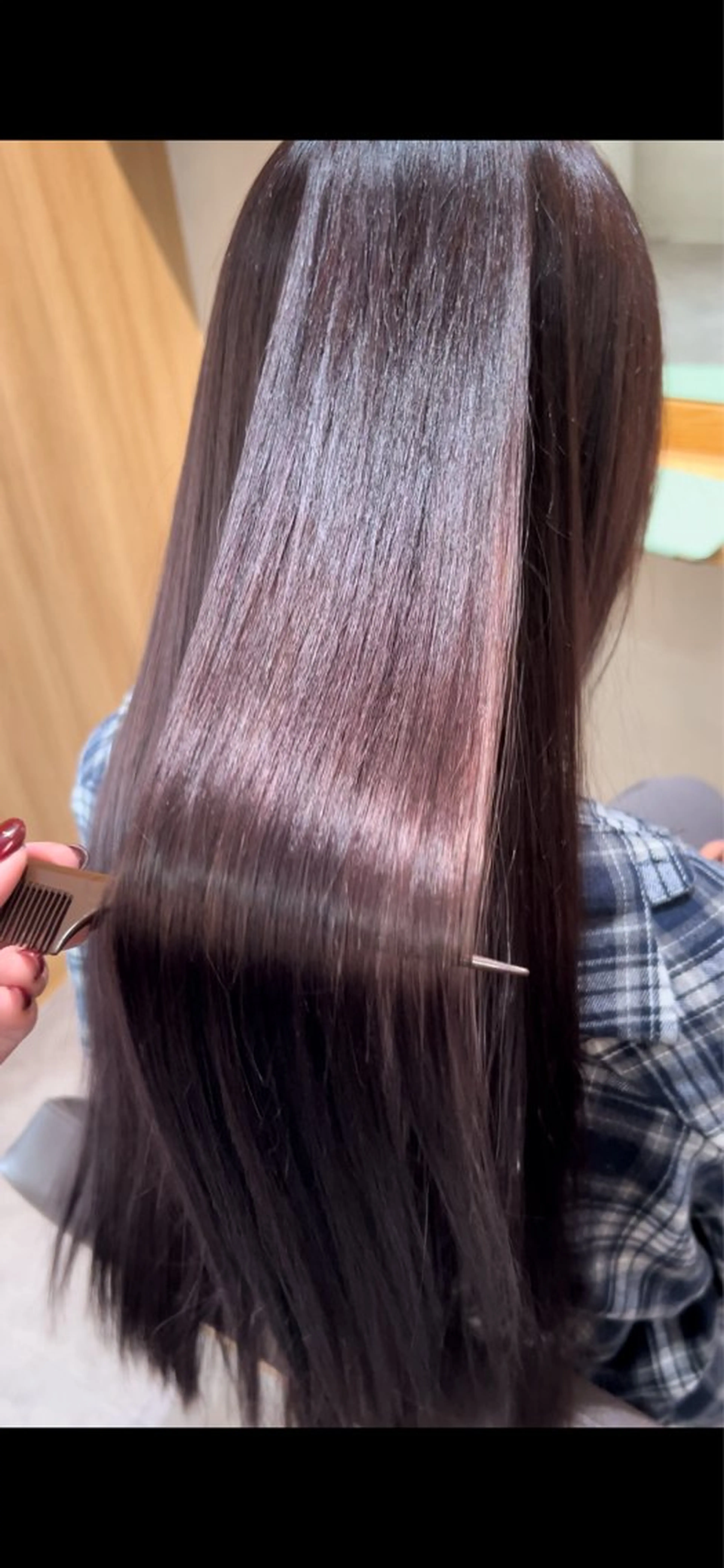 ロング カラー ヘアカラー トリートメント ヘッドスパ 長濱 奏のヘアスタイル