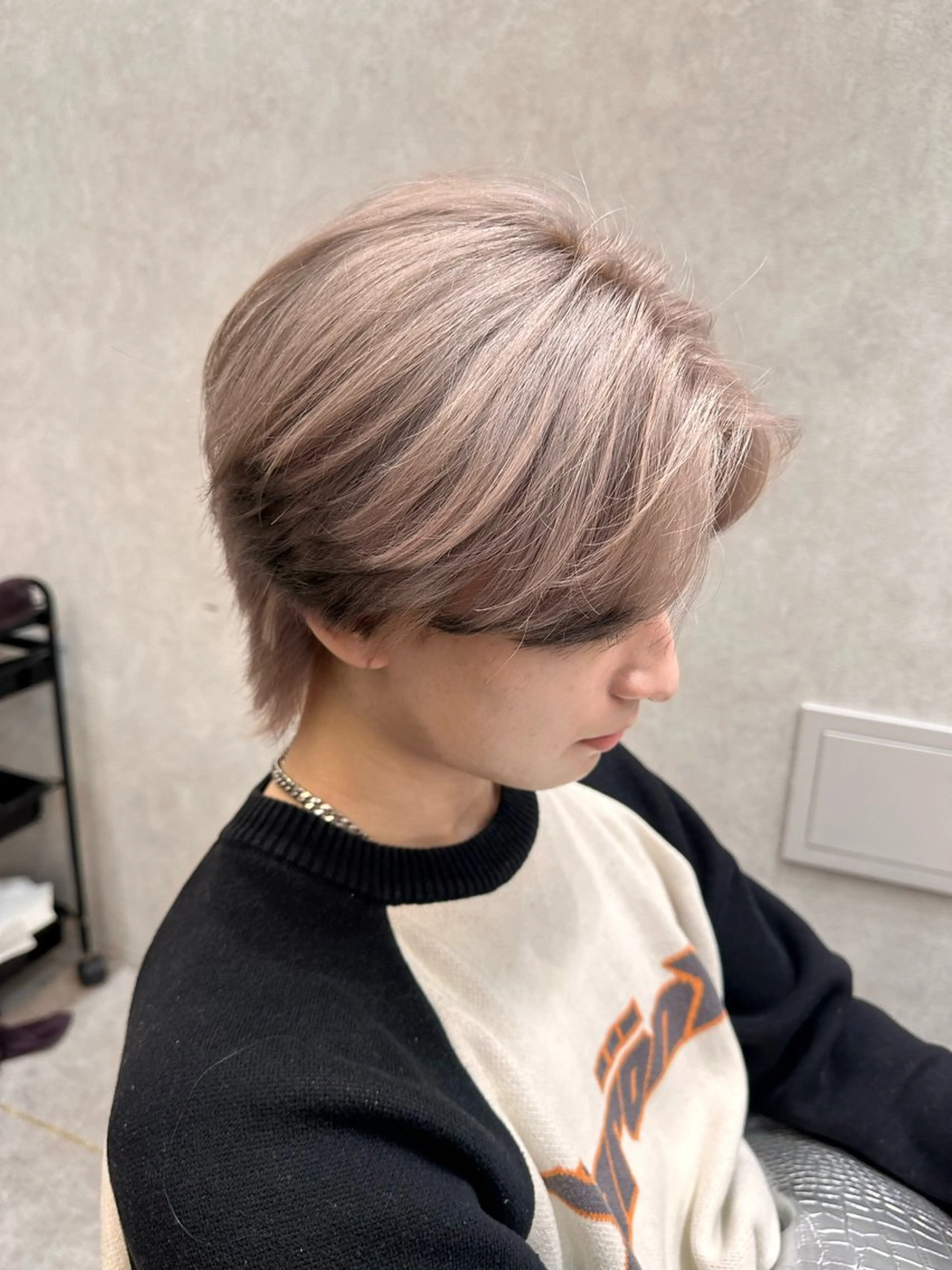 ミディアム カラー ヘアアレンジ ヘアカラー トリートメント 天神/ブリーチ/ ブリーチなしカラーのヘアスタイル