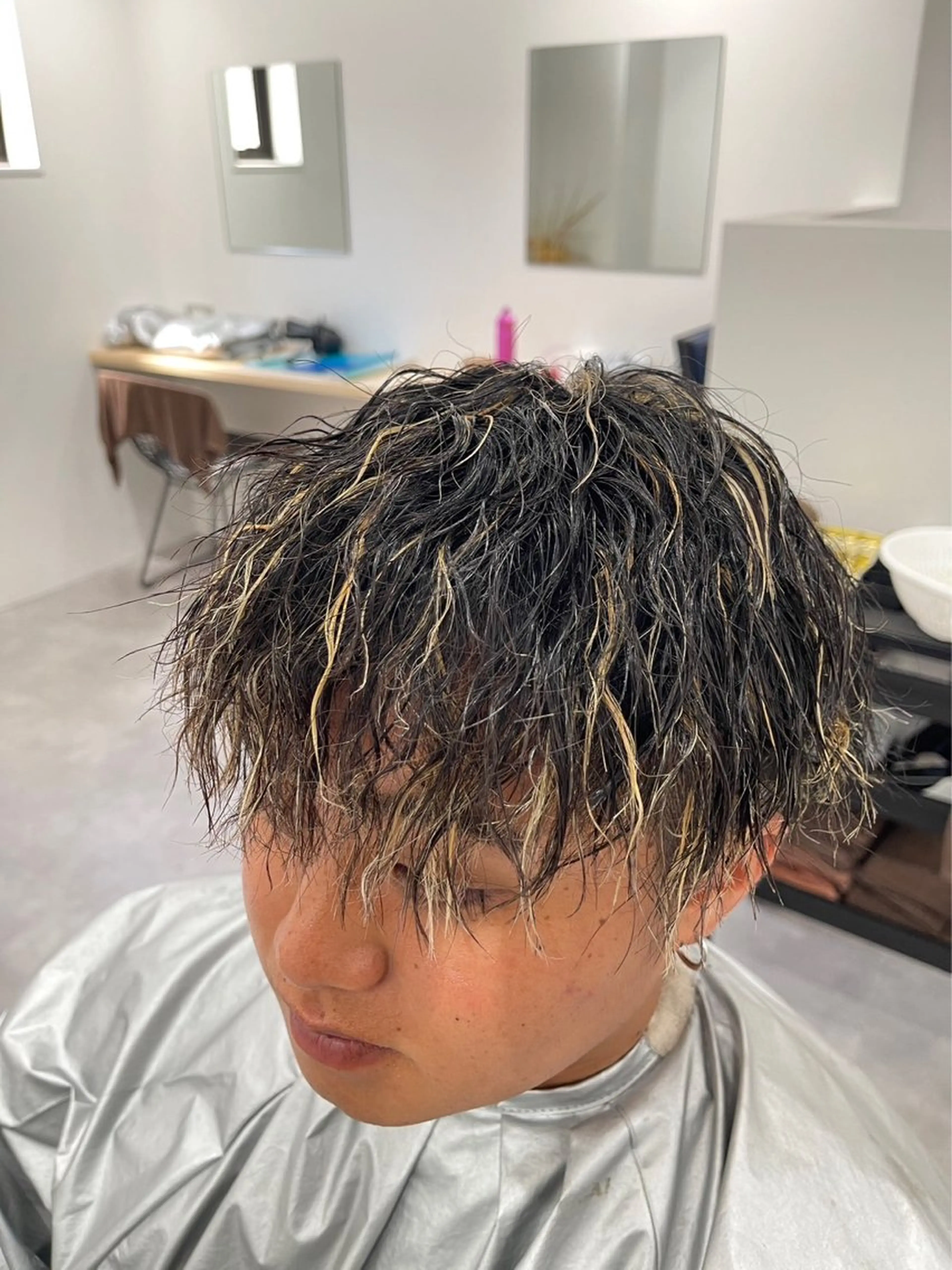 メンズ ブリーチ守口 rikiyanのヘアスタイル