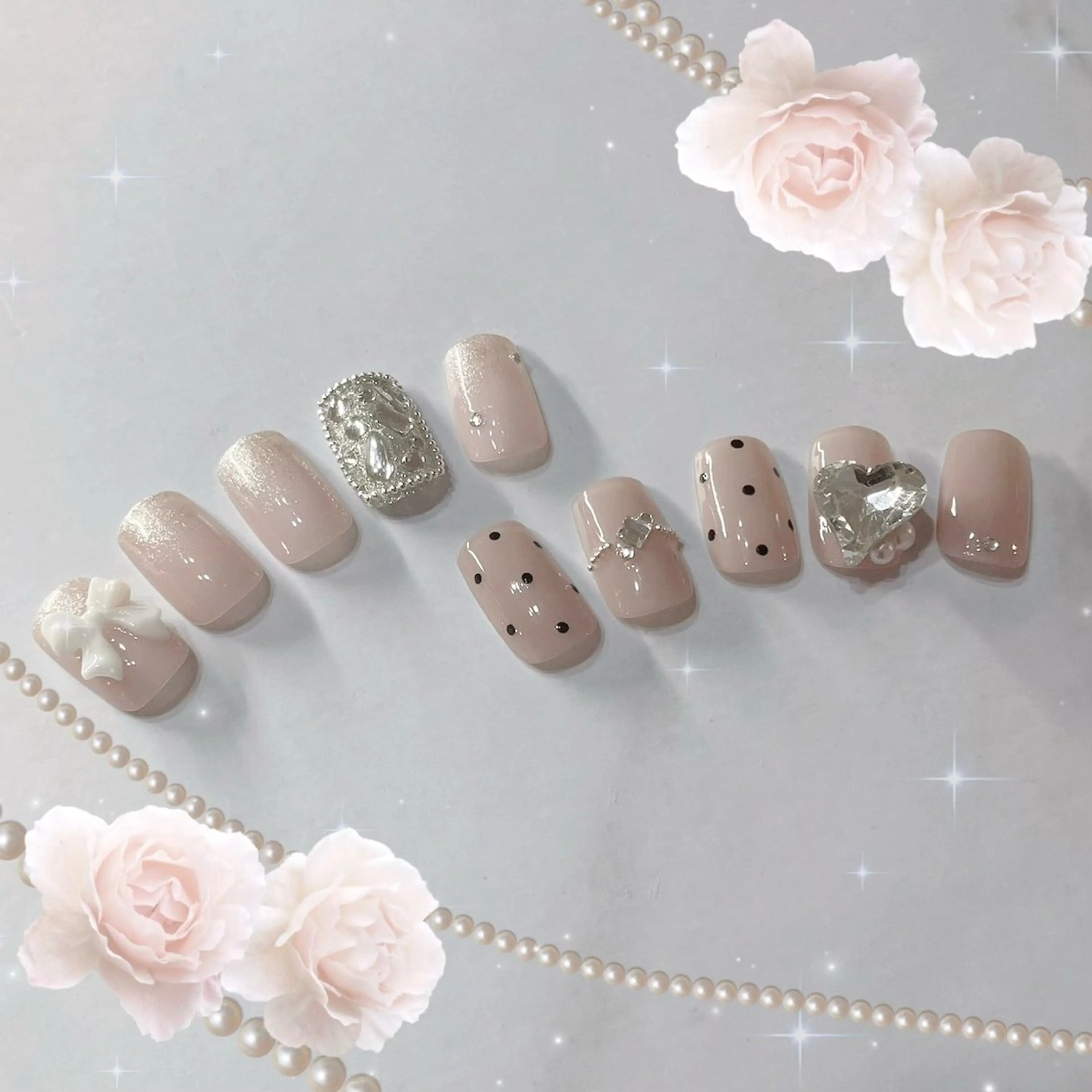 キラキラワンホンネイル✨の写真