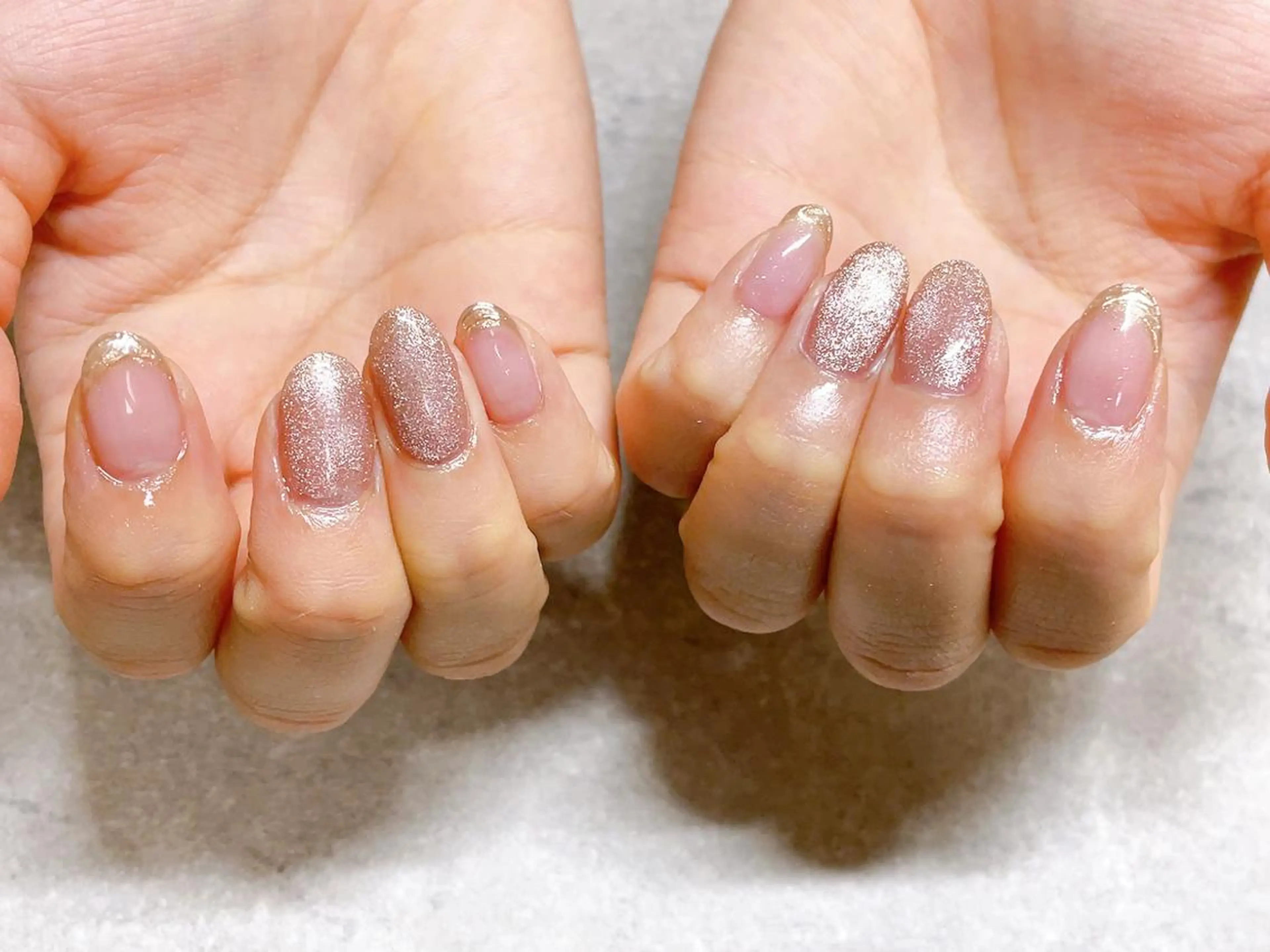 ネイル オーロラネイル フラワーネイル フットネイル フレンチネイル ジェルネイル mogunail &blowのネイルデザイン