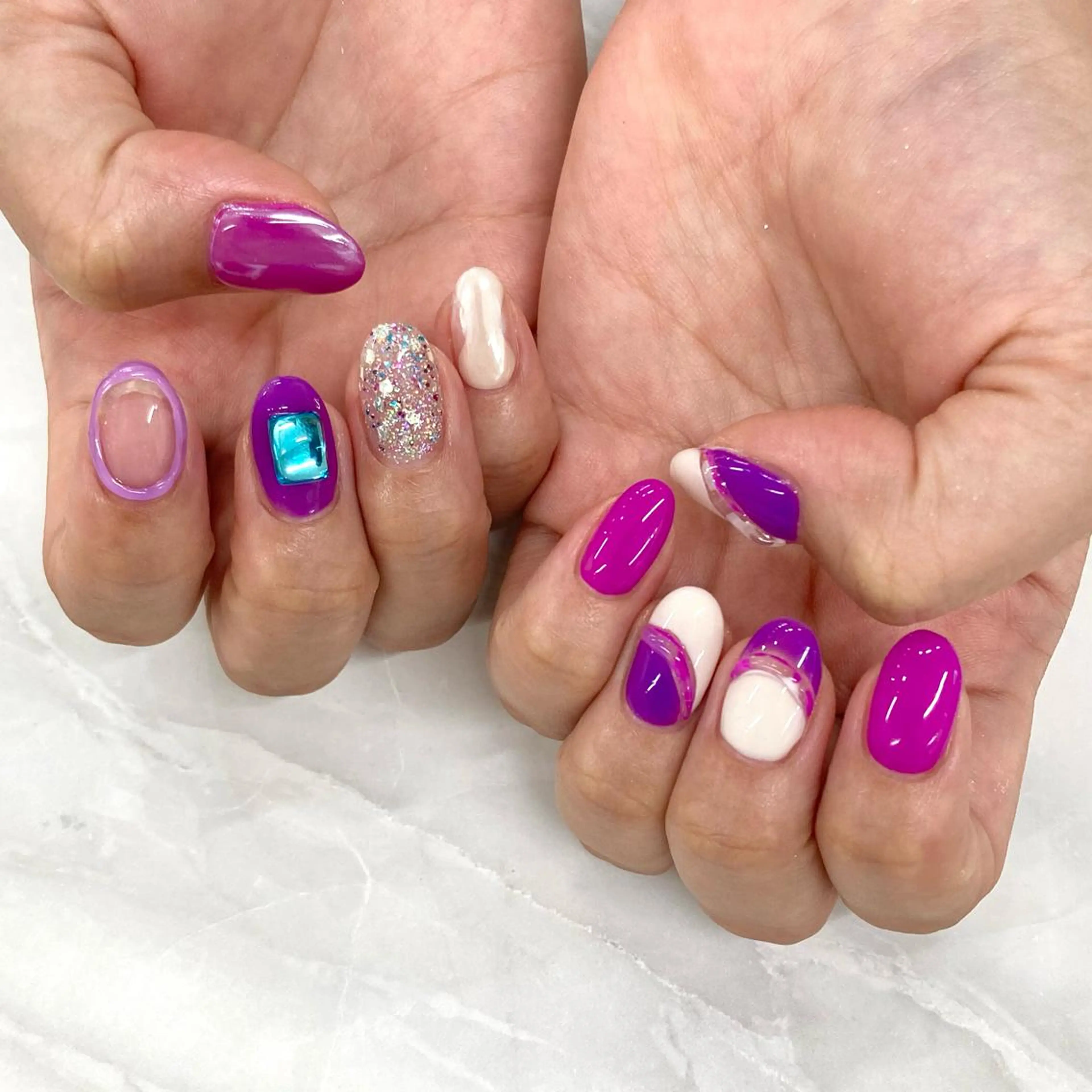 ネイル KODA308 Saoriのネイルデザイン