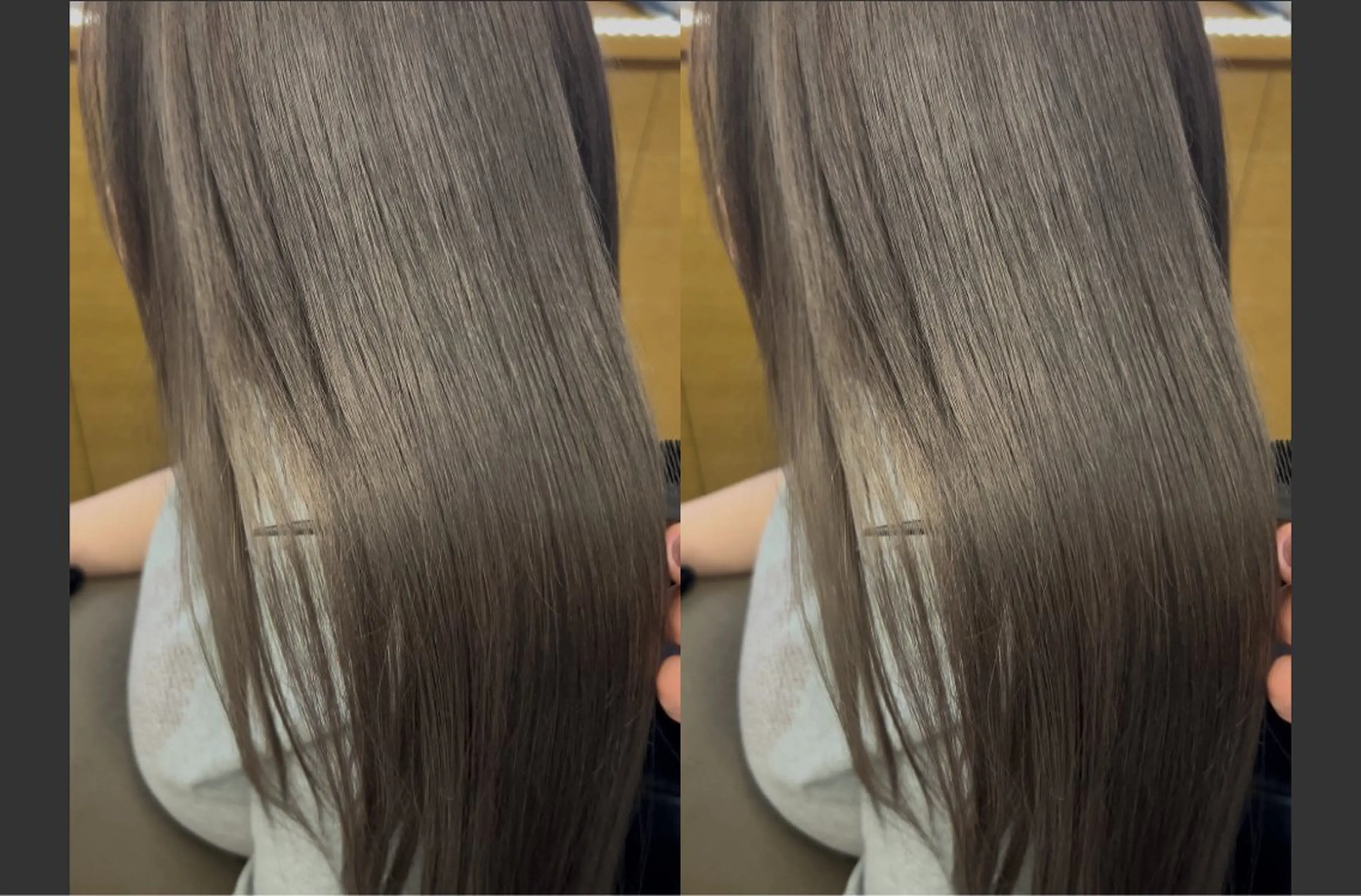 カラー ブリーチ グレージュ ヘアカラー 松本 桜弥のヘアスタイル