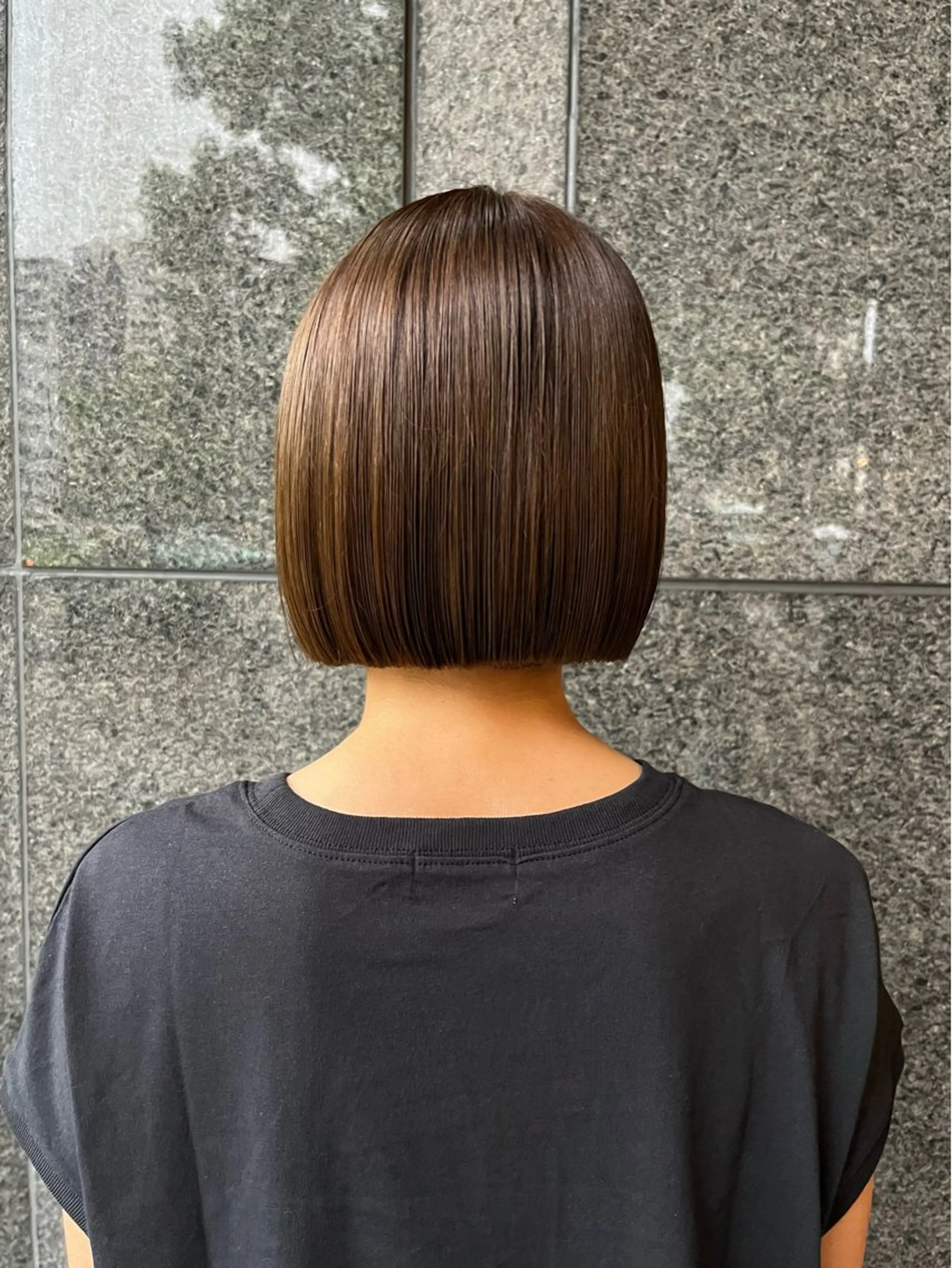 ショート ボブ ボブ/ハイトーン/ 岡山駅/別曽遥也のヘアスタイル