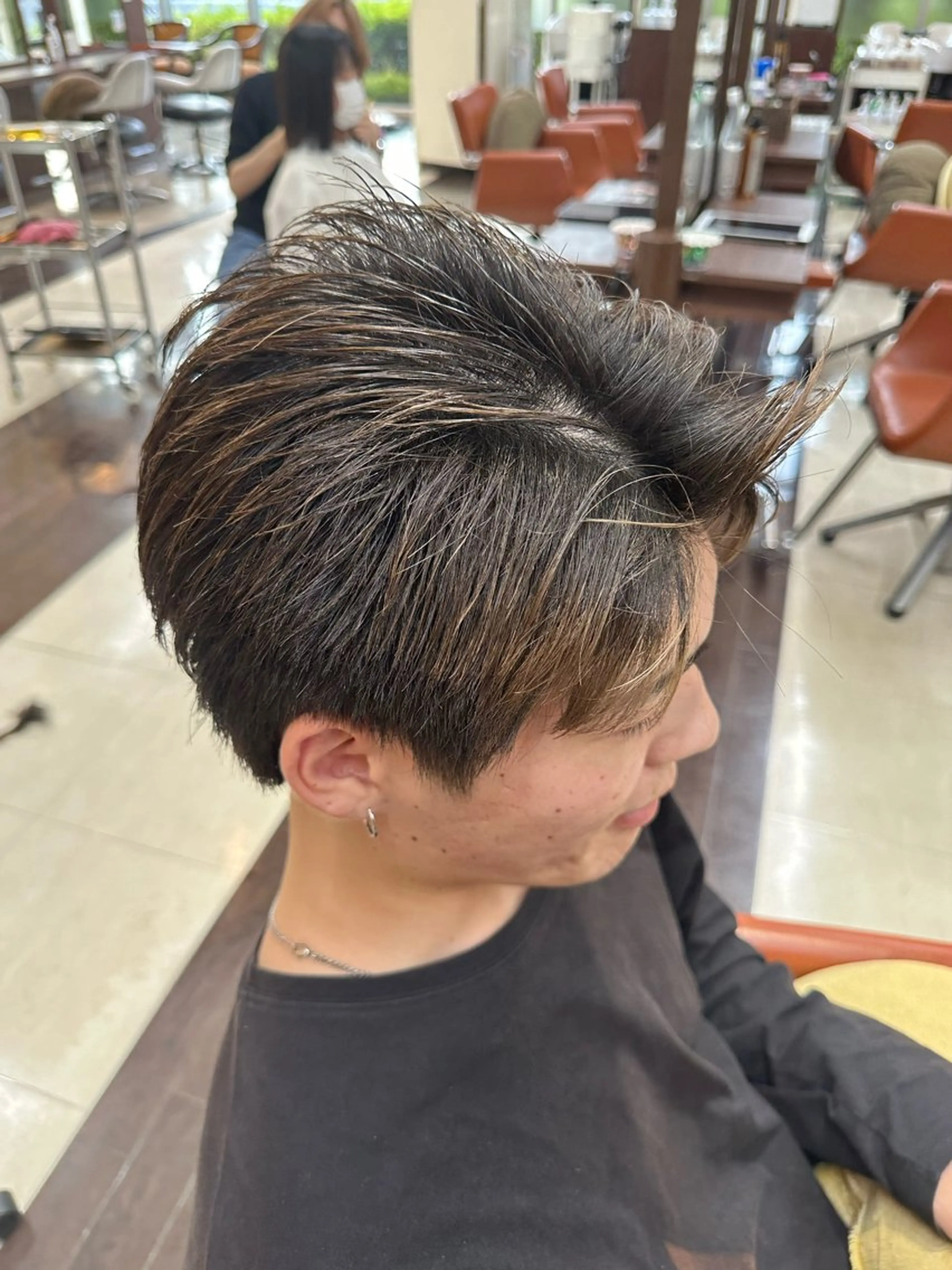 ショート カラー パーマ メンズ カット ヘアセット 毎月230人担当/ メンズヘア/清和武虎のヘアスタイル