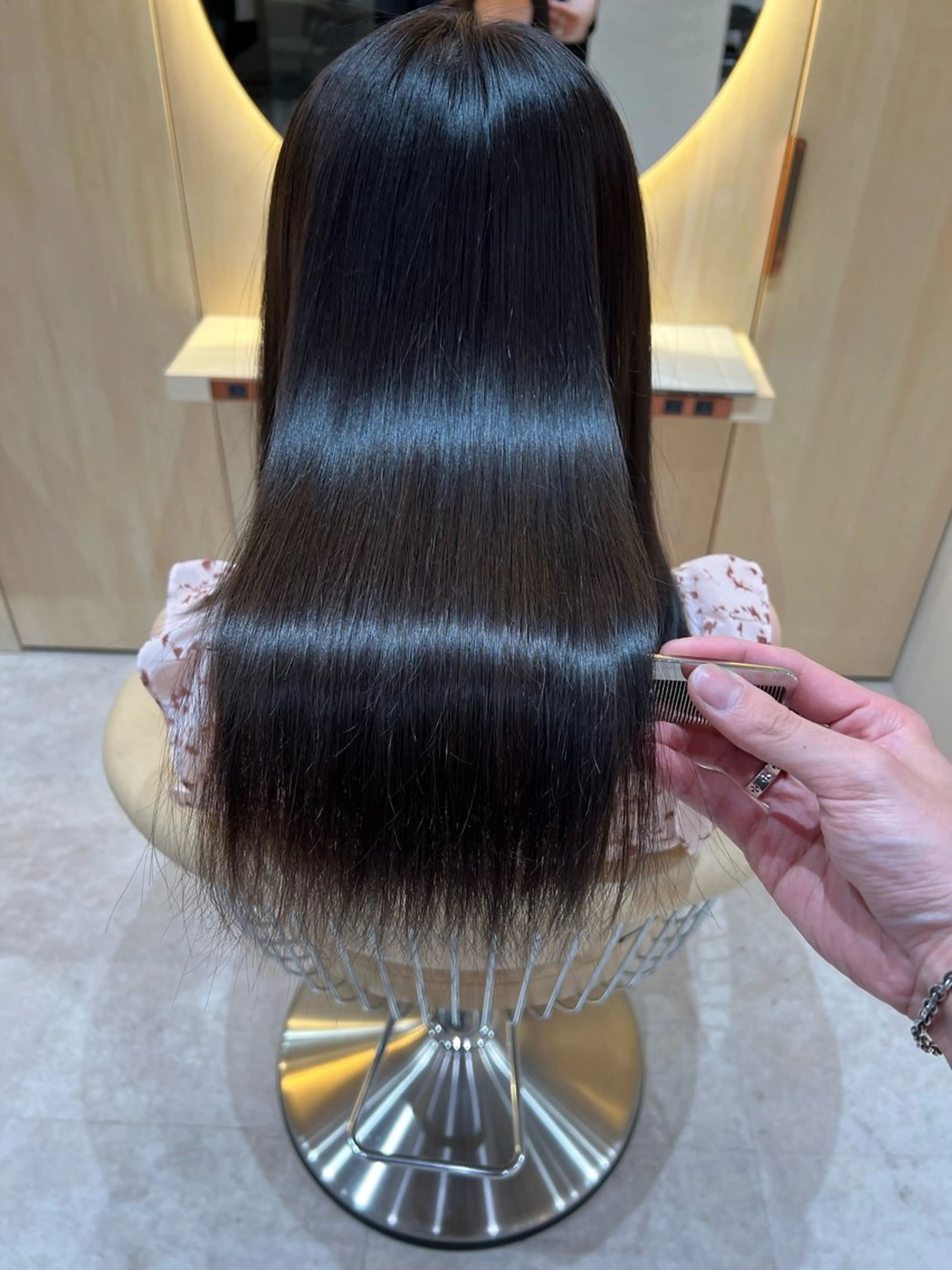 ロング 縮毛矯正 🩵縮毛矯正・ボブ 岩原朋也🩵のヘアスタイル