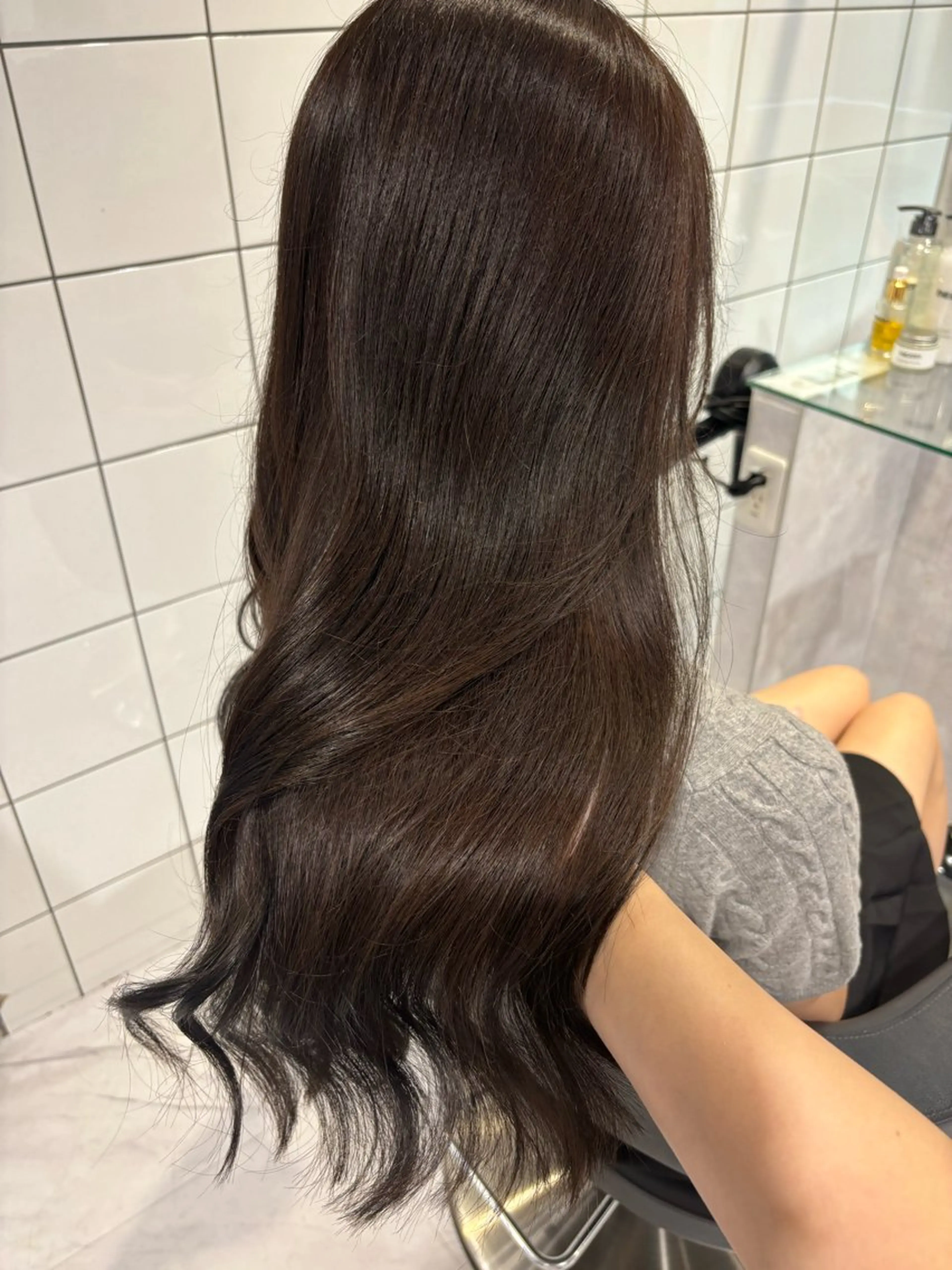 ロング カラー 表参道♡暗髪♡ 艶カラー♡アユミのヘアスタイル