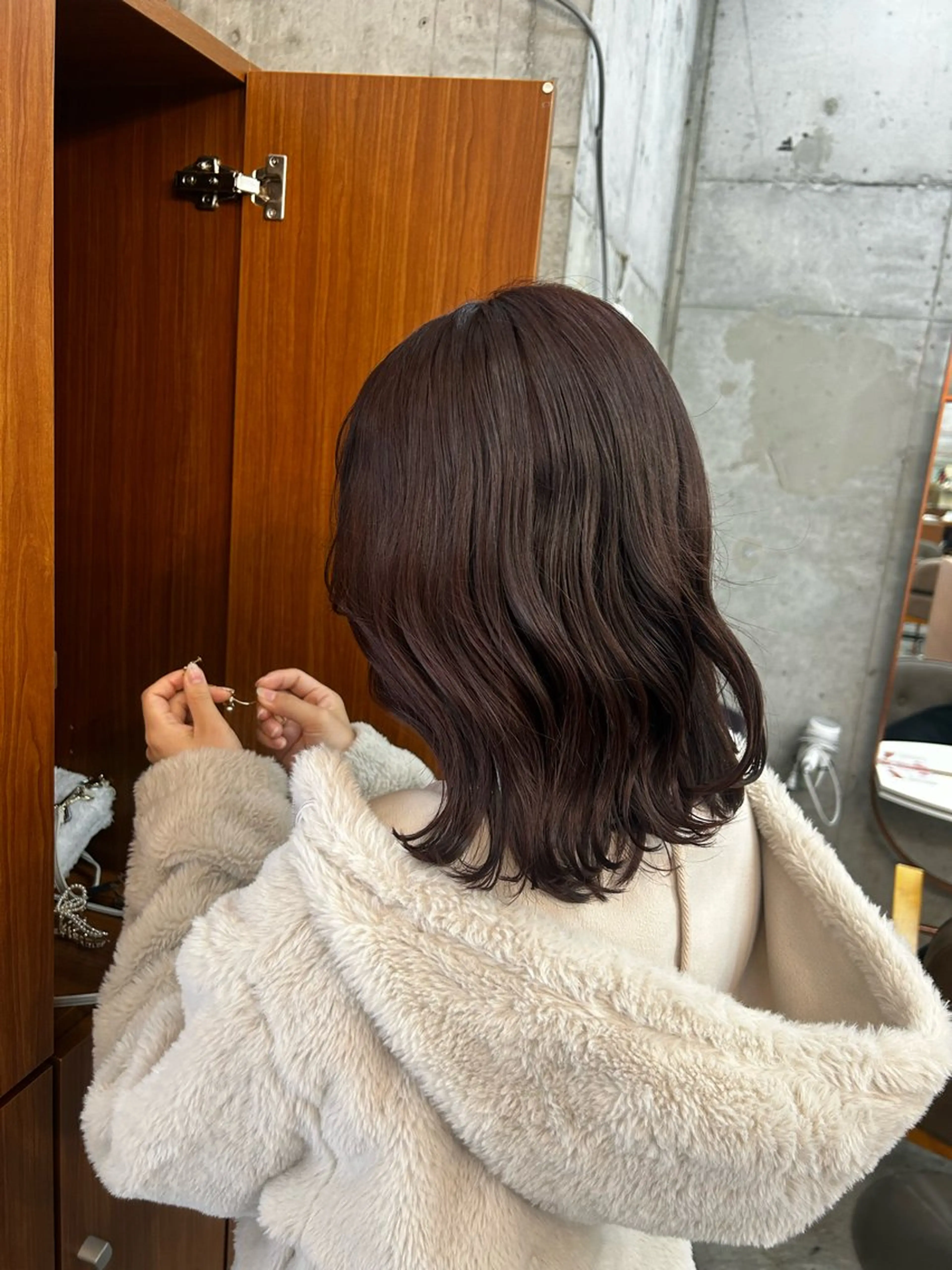 ロング カラー ブリーチ ブラウンカラー ブリーチなしカラー カット・ブリーチ/ ふわあいりのヘアスタイル