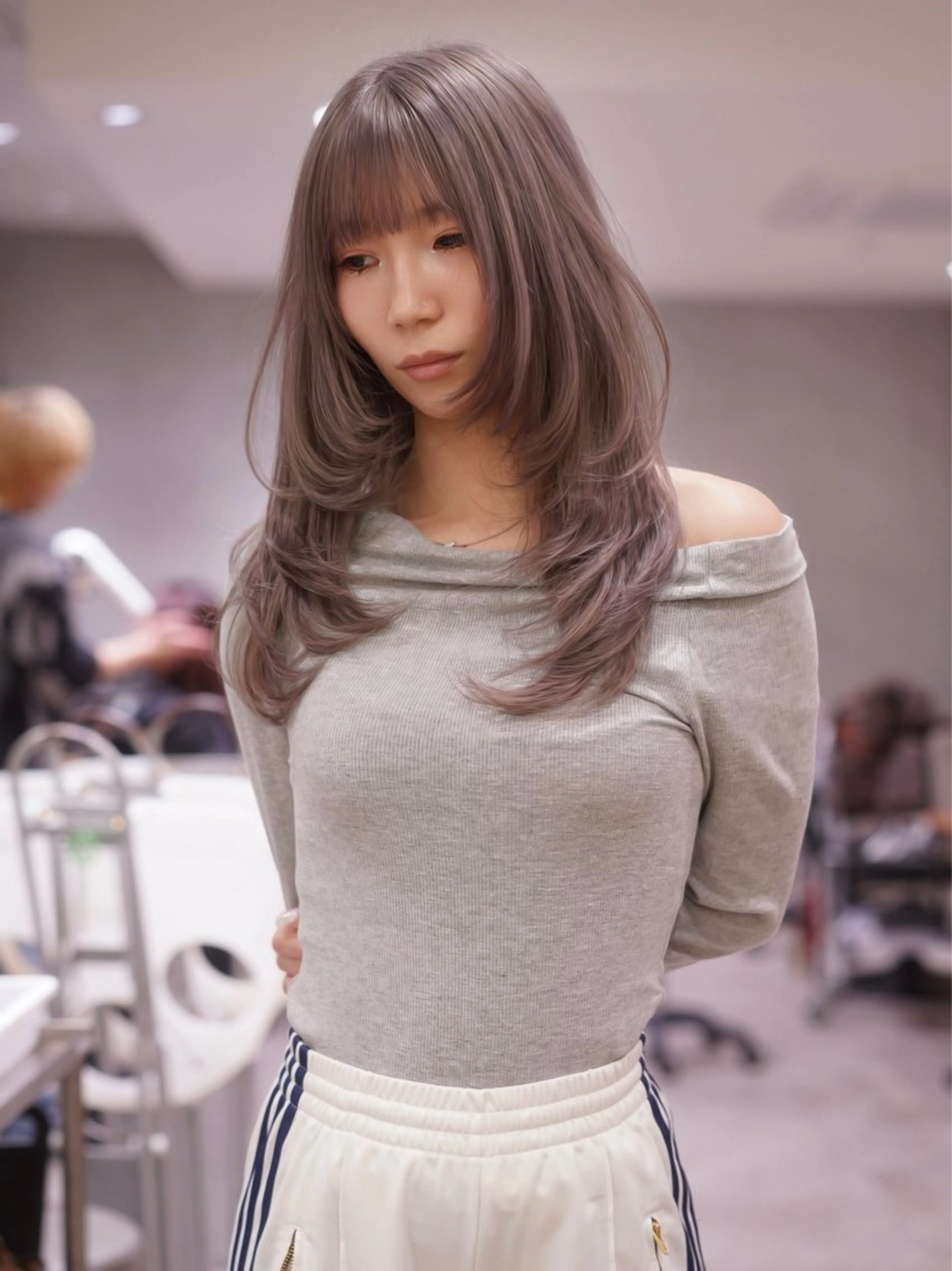カラー カット ヘアカラー 河原 楓樹のヘアスタイル