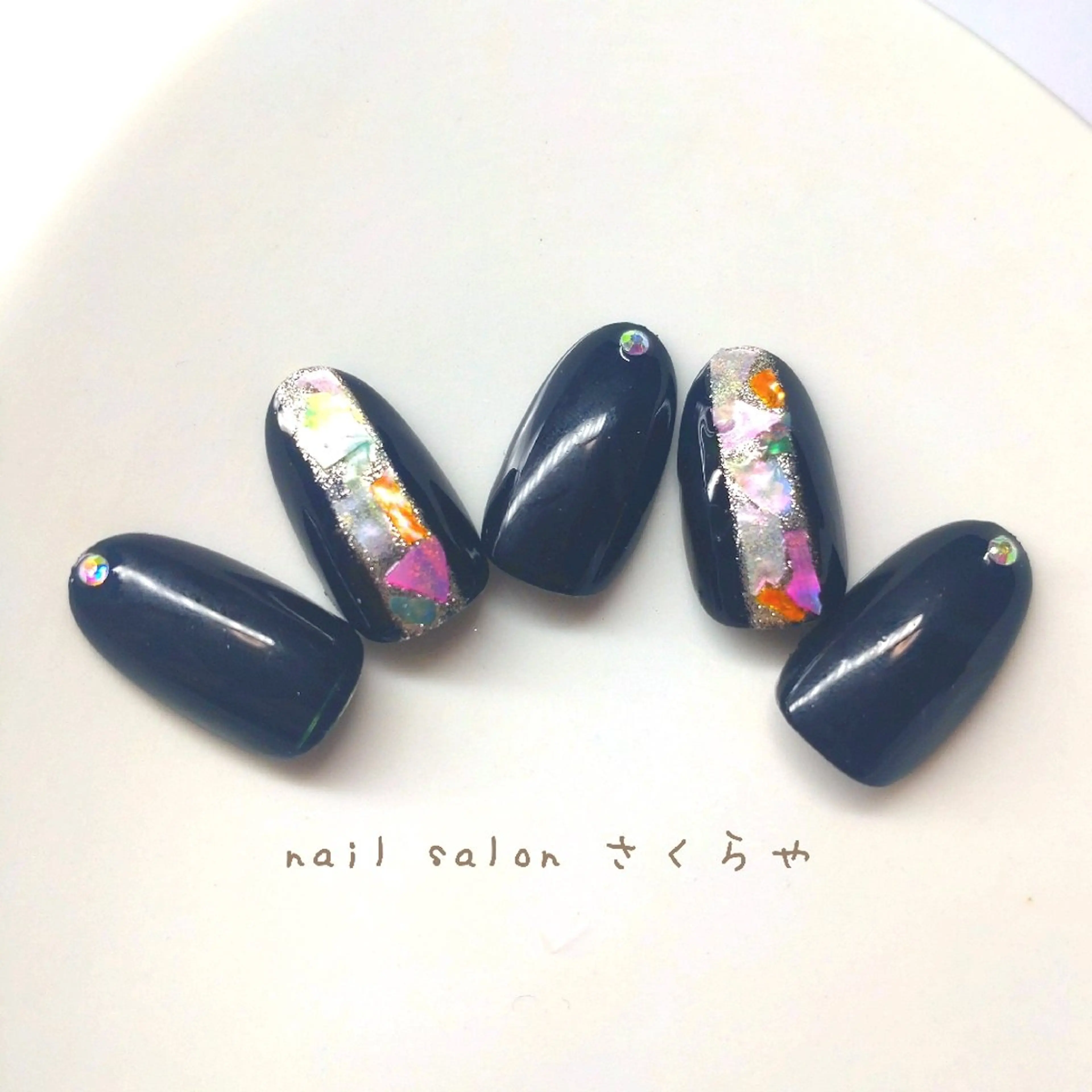 ネイル アートネイル 成人式 ジェルネイル キラキラネイル ニュアンスネイル さくらや❤ パラジェル使用のネイルデザイン