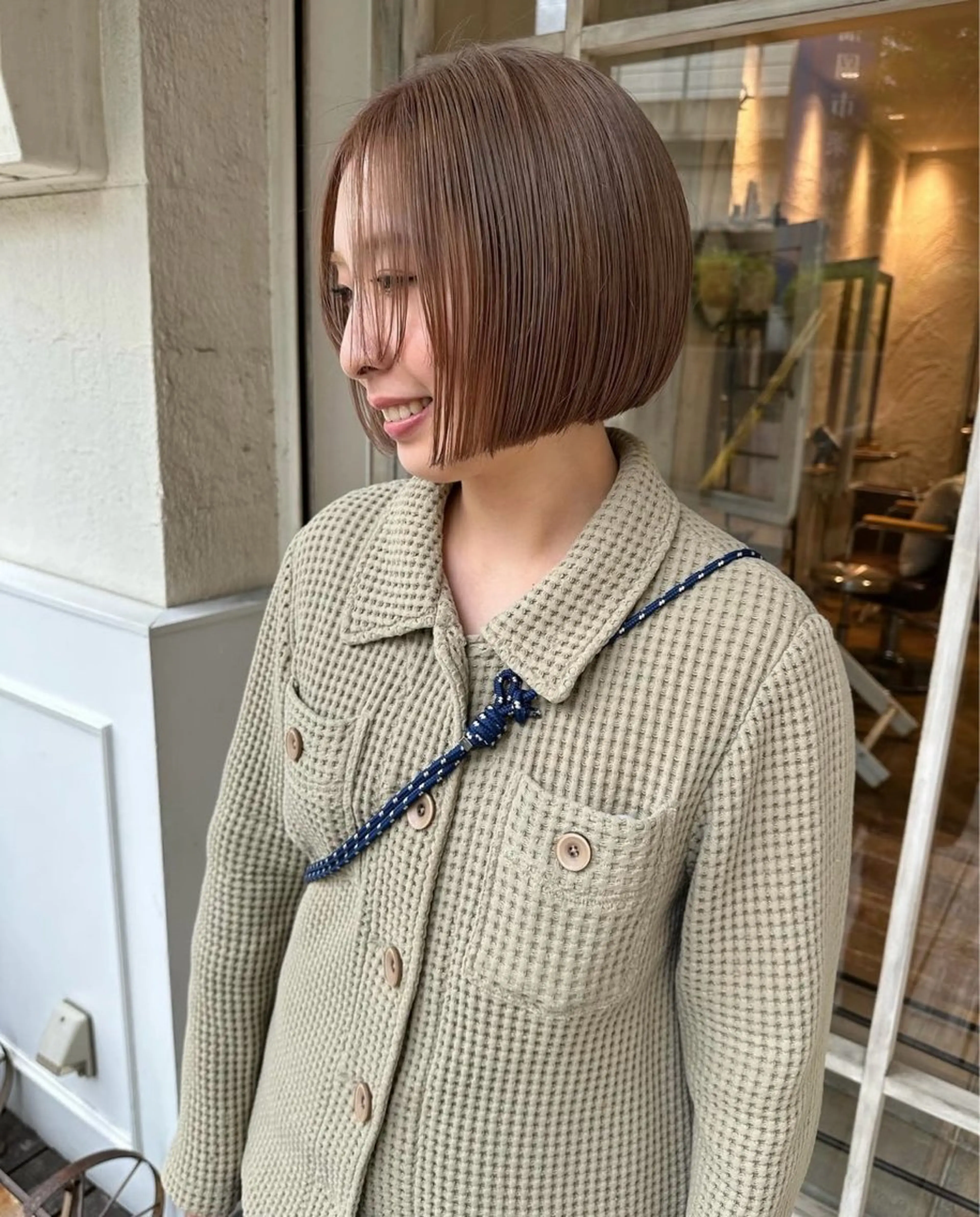 ショート ヘアカラー トリートメント Manaka🟤 今泉　Musiiikのヘアスタイル