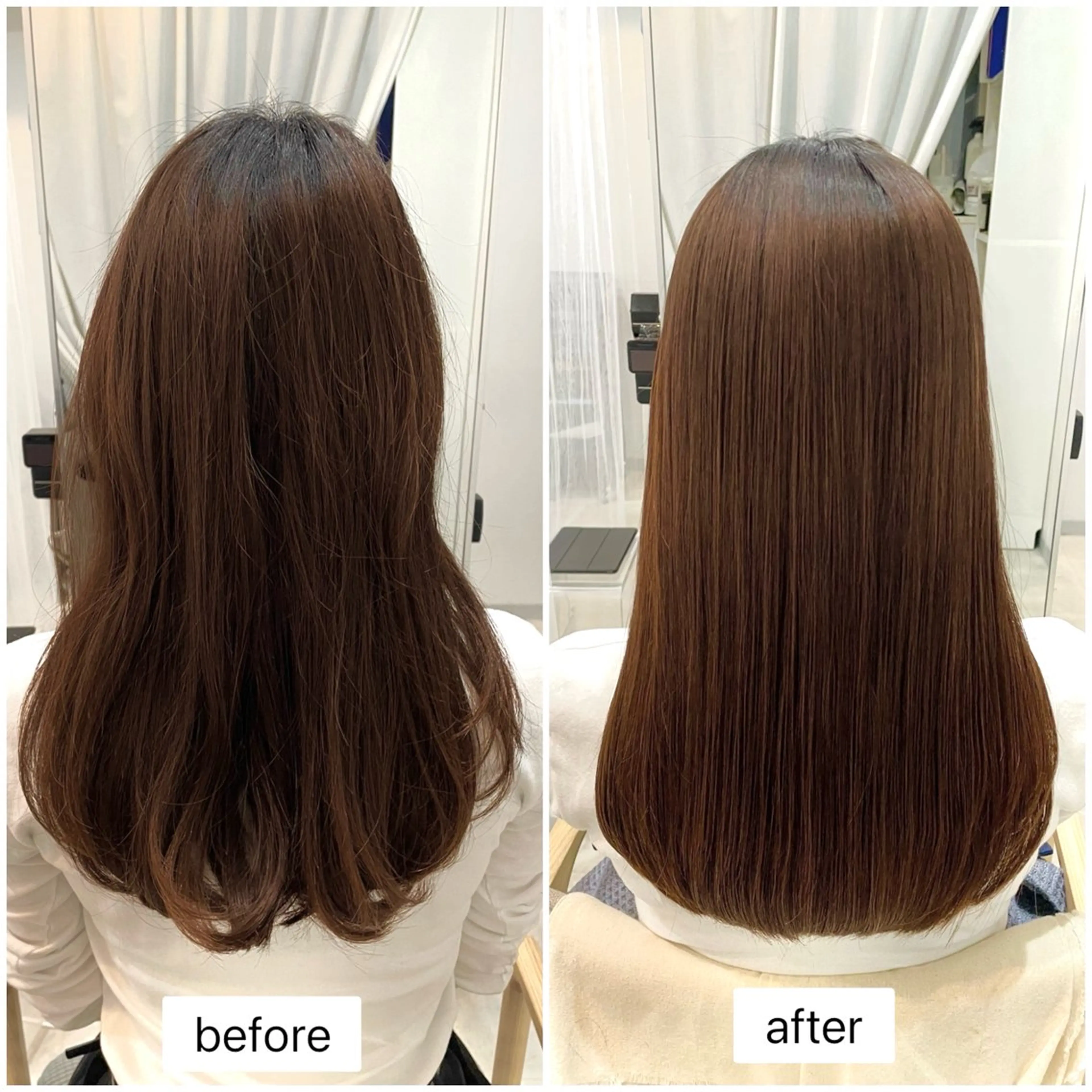 ロング カット 縮毛矯正 トリートメント 銀座・有楽町 かけるのヘアスタイル