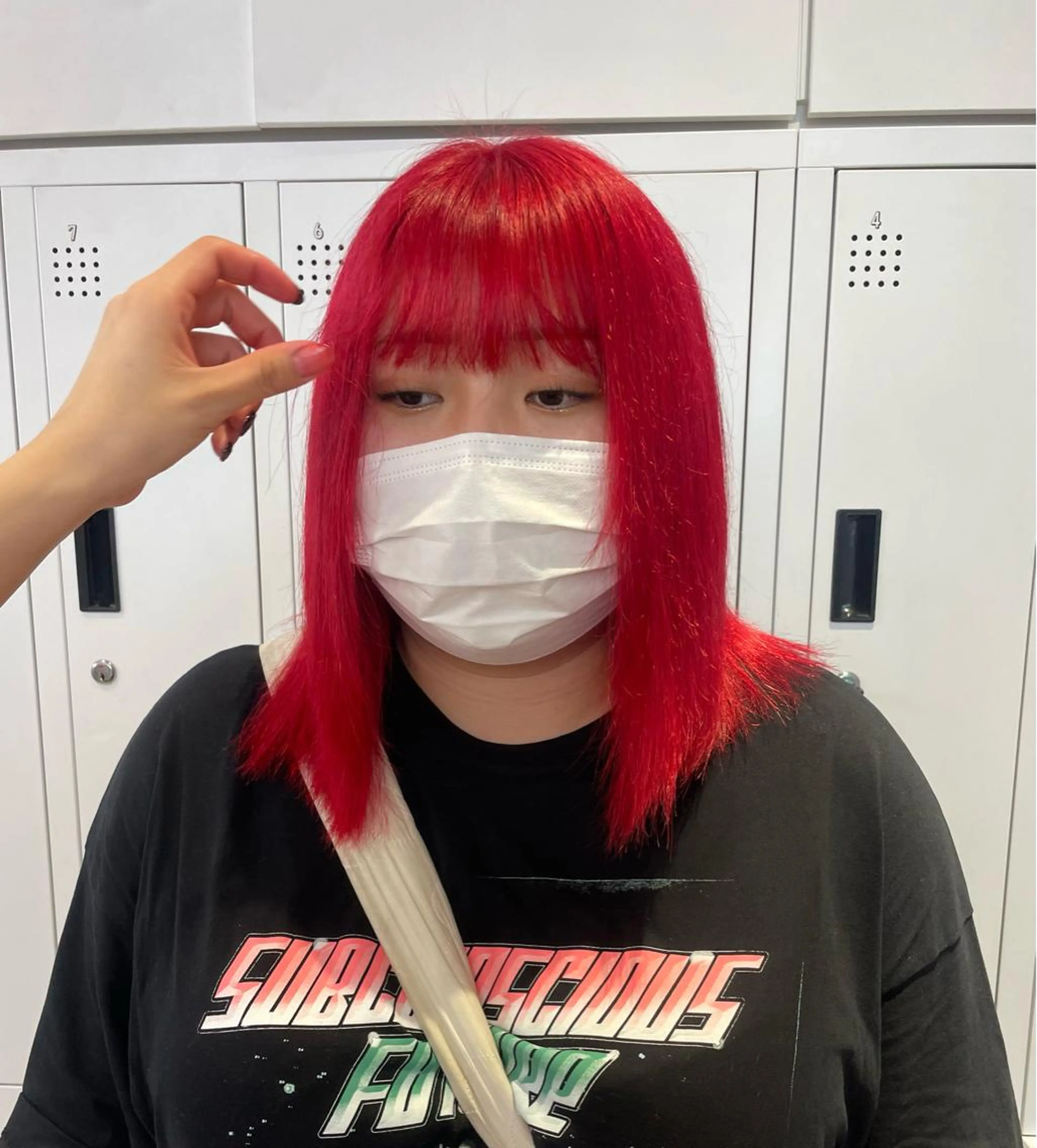 セミロング カラー ダブルカラー ヘアカラー 韓国ヘアメンズ・レデ ィース特化ミクのヘアスタイル