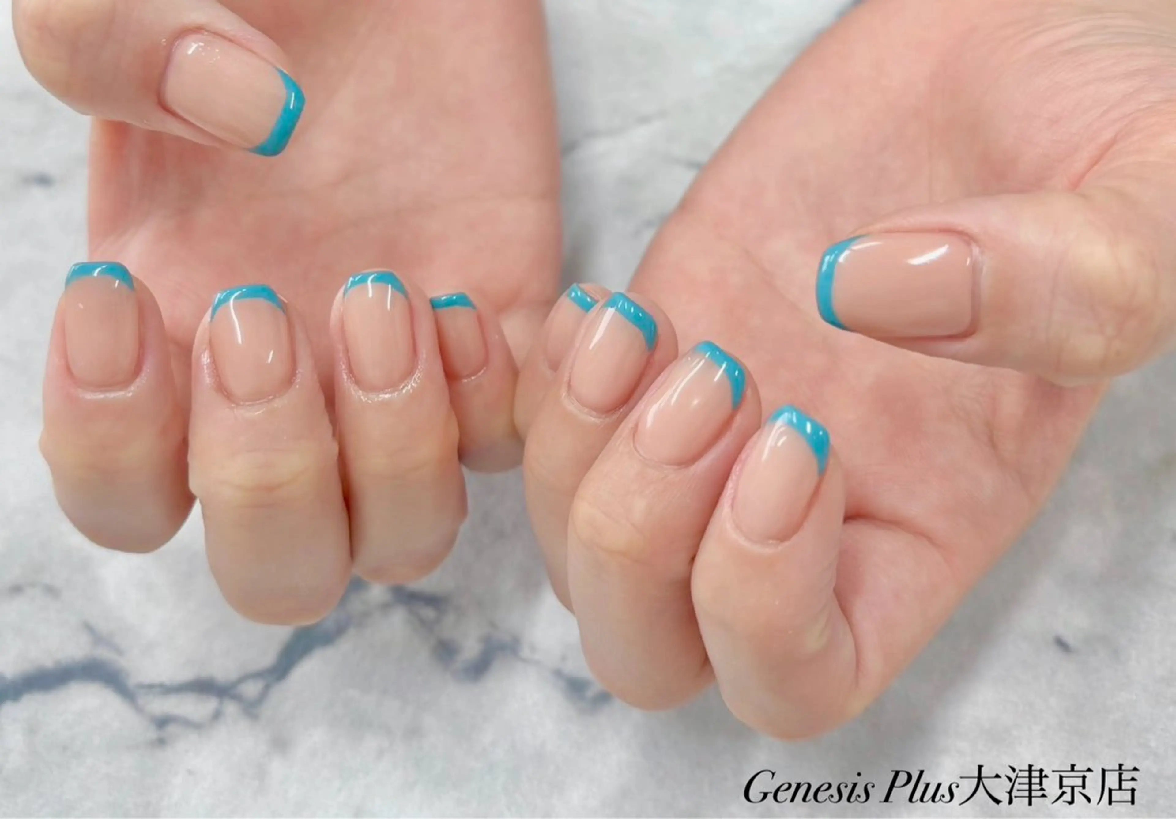 ネイル フレンチネイル Genesis Plus大津京店のマツエク・マツパデザイン